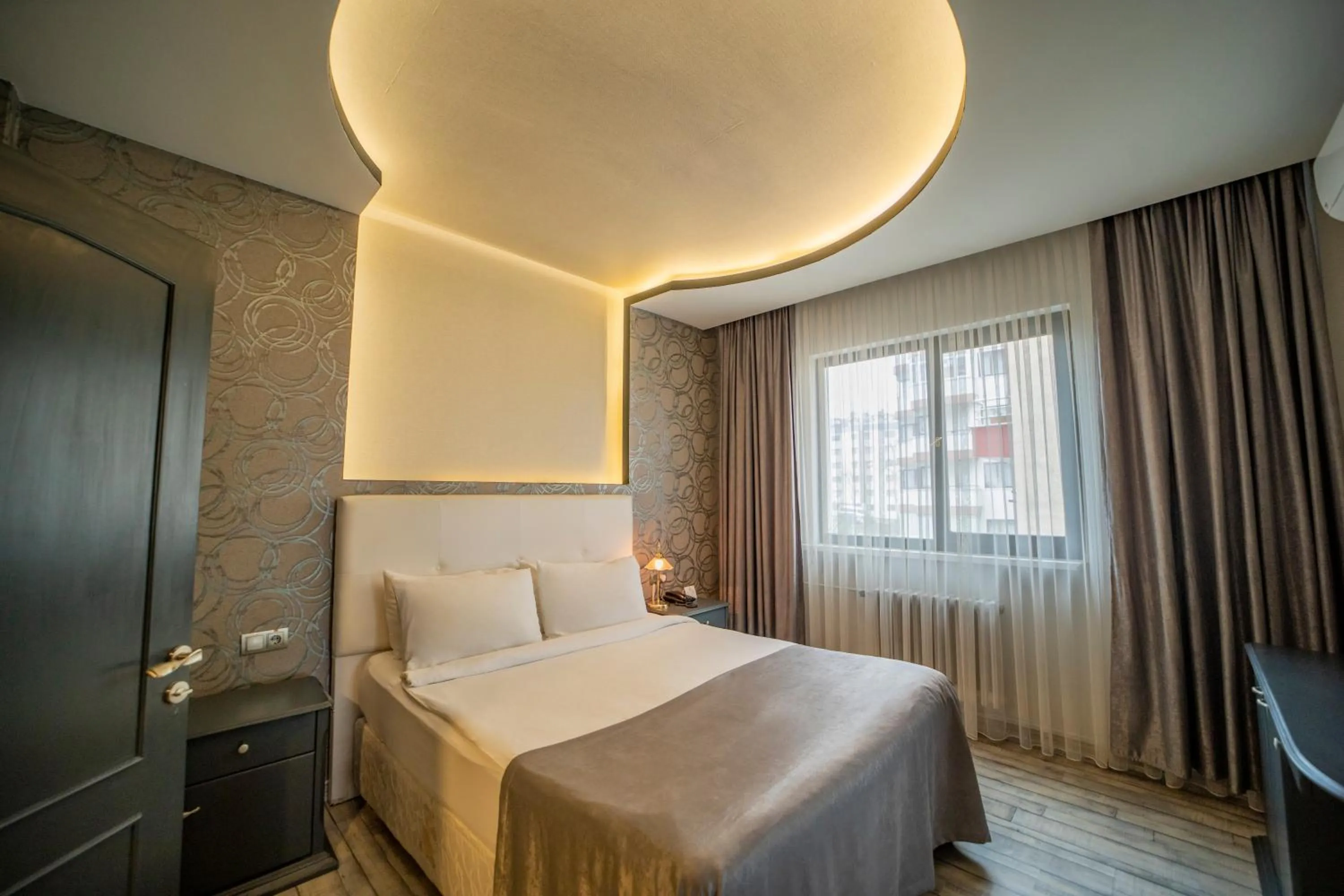 Bed in Aksular Hotel