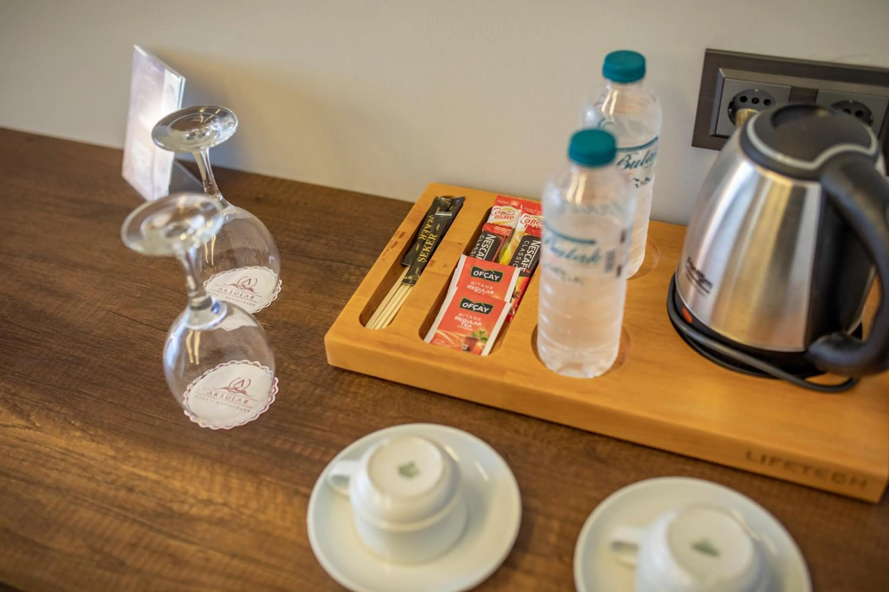Coffee/tea facilities in Aksular Hotel