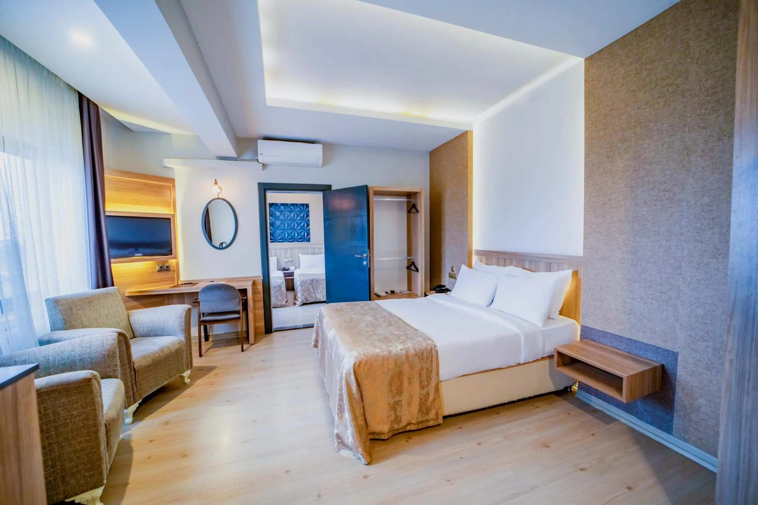 Bed in Aksular Hotel