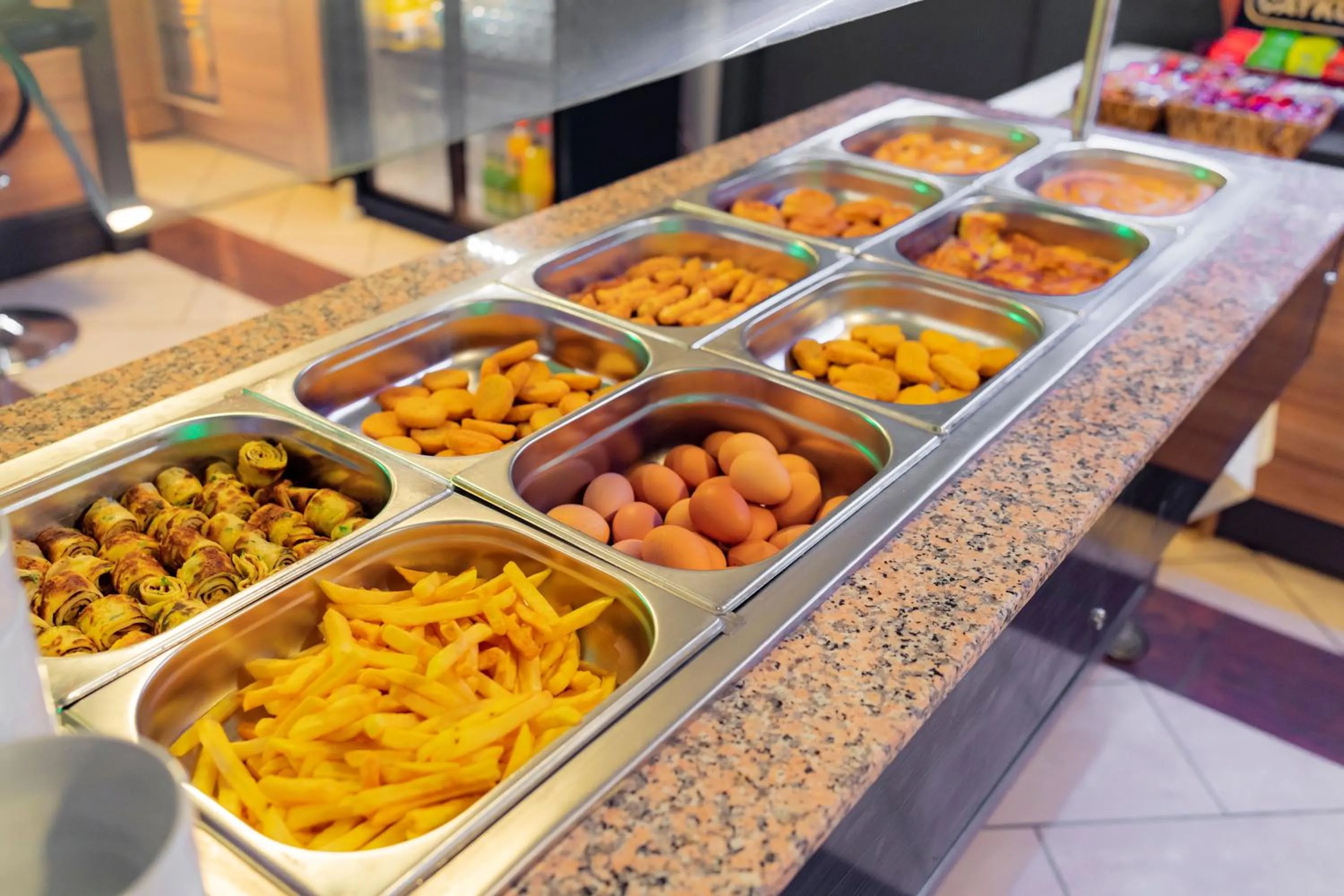 Food and drinks in Aksular Hotel