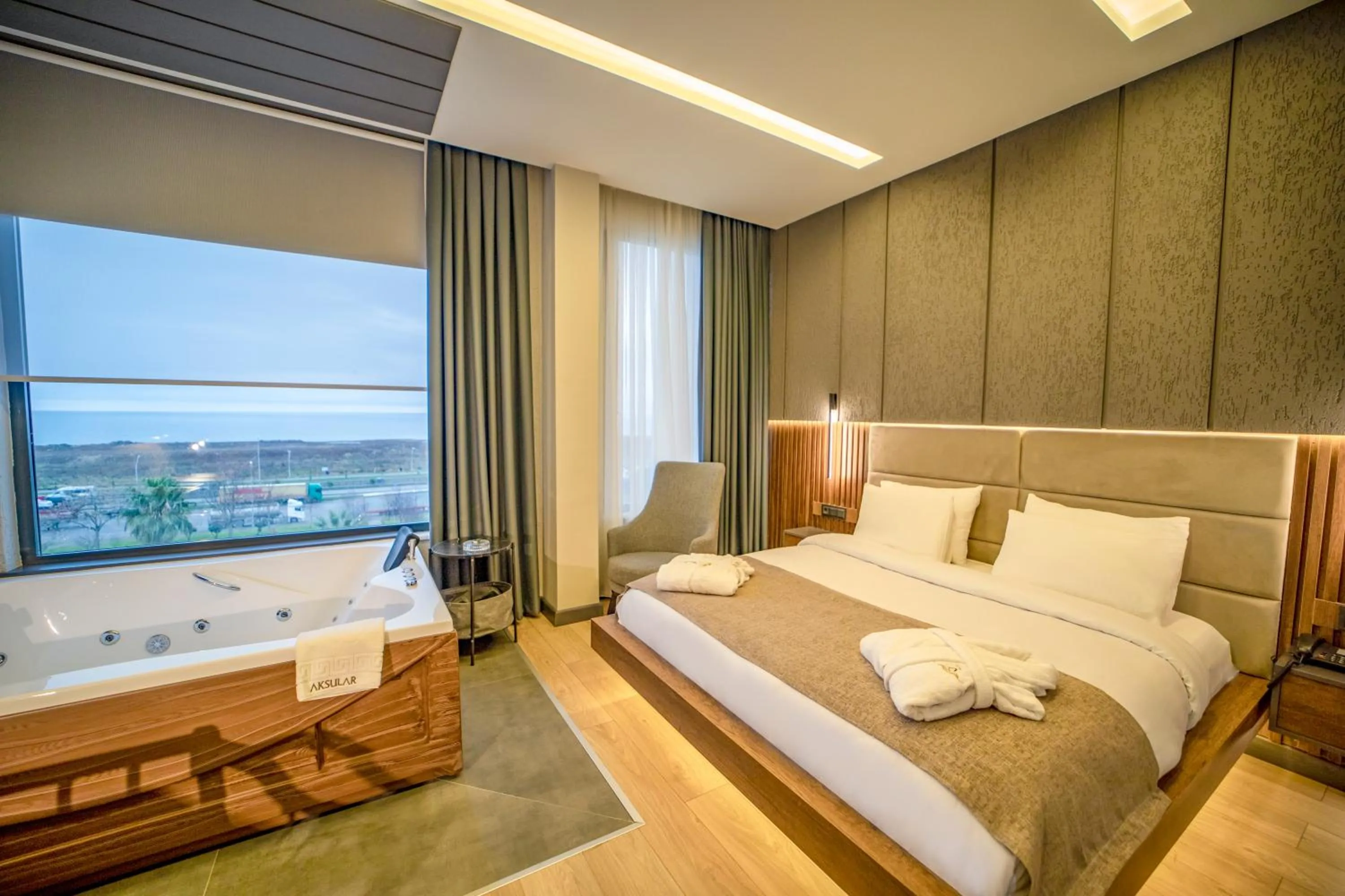 Bed in Aksular Hotel