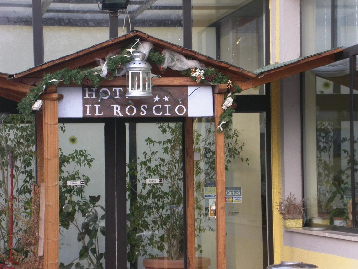 Facade/entrance in Hotel Il Roscio