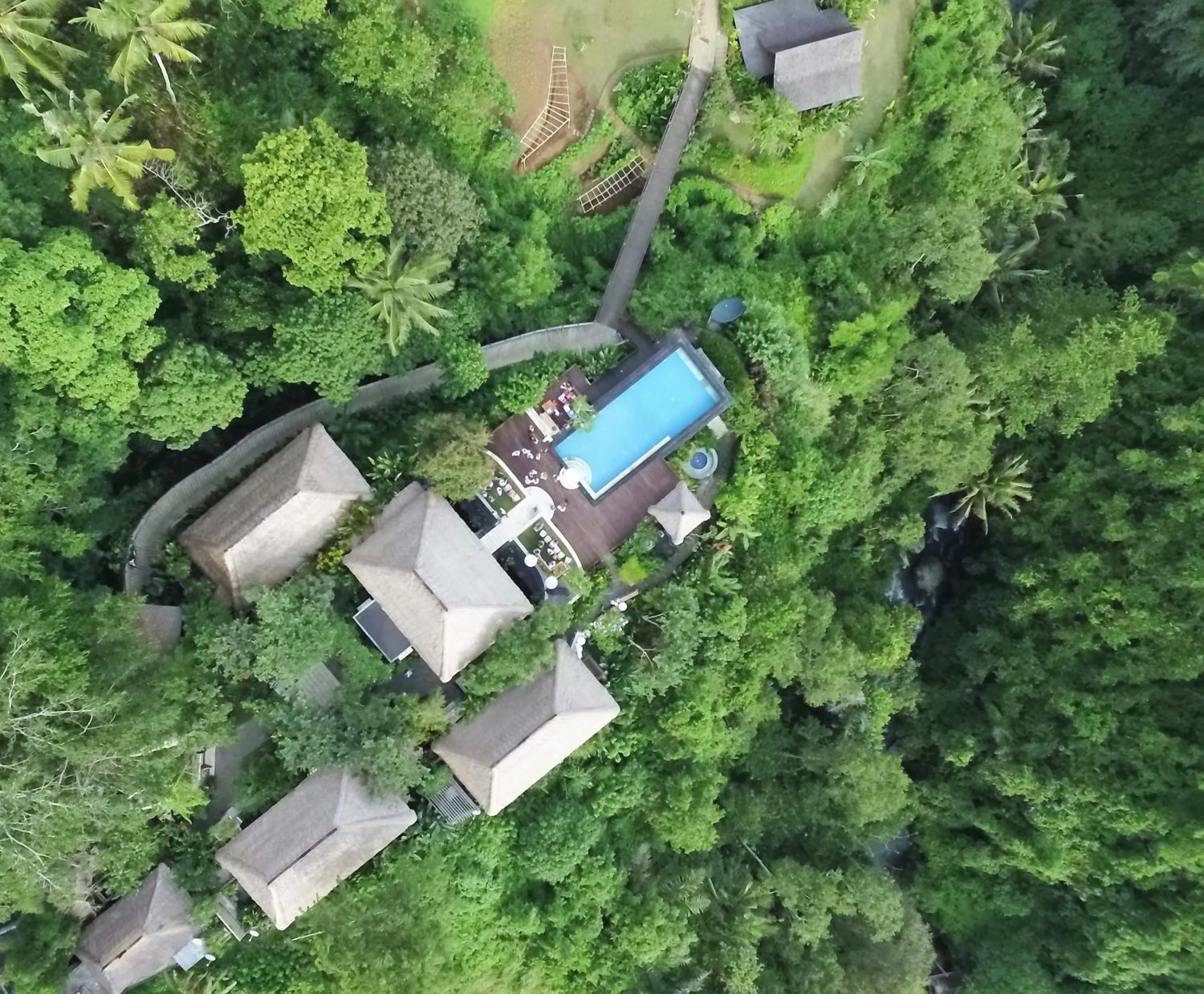 Bird's eye view in Amori Villas