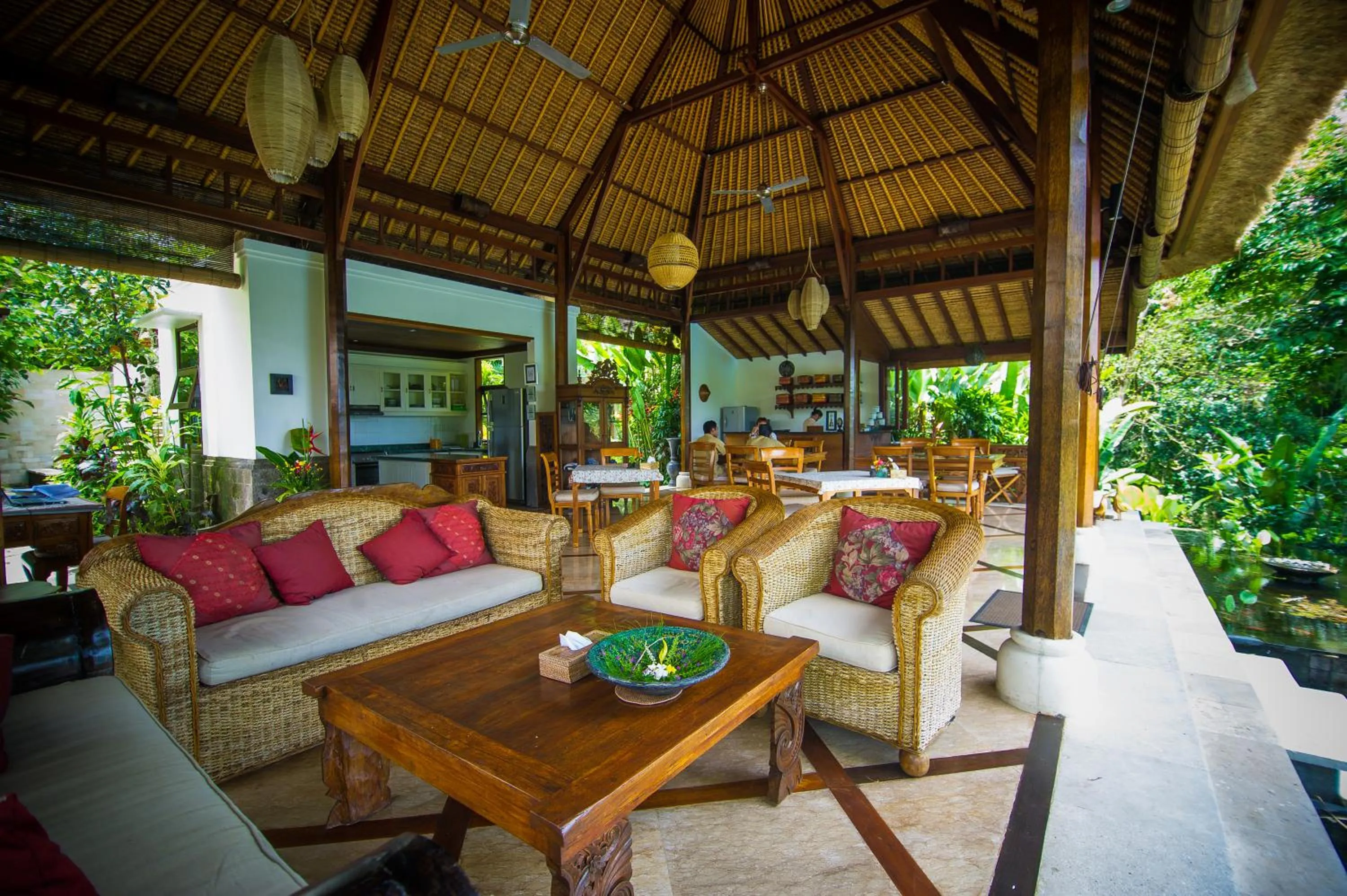 Living room in Amori Villas