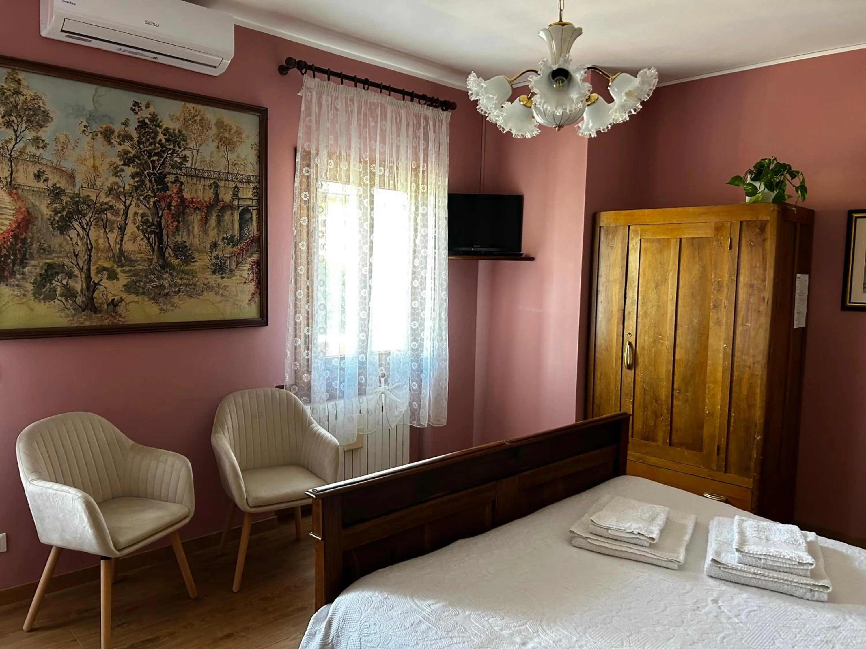 TV and multimedia, Bed in B&B Casa del Conte