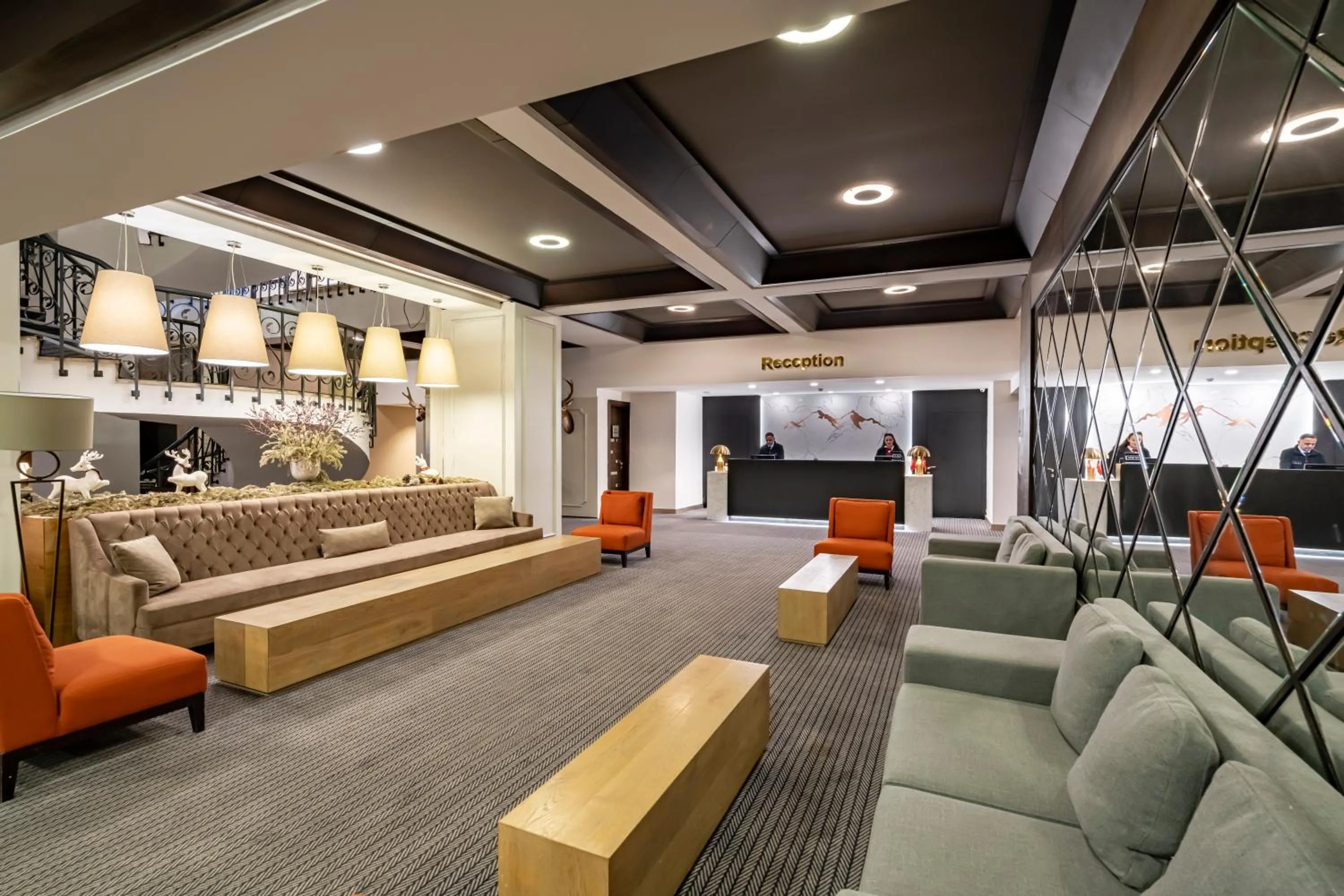 Lobby or reception in Jura Hotels Kervansaray Uludag