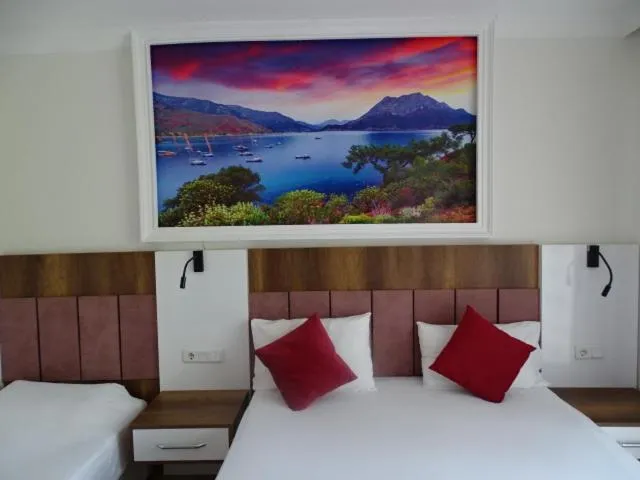 Bed in Arikanda River Garden Hotel