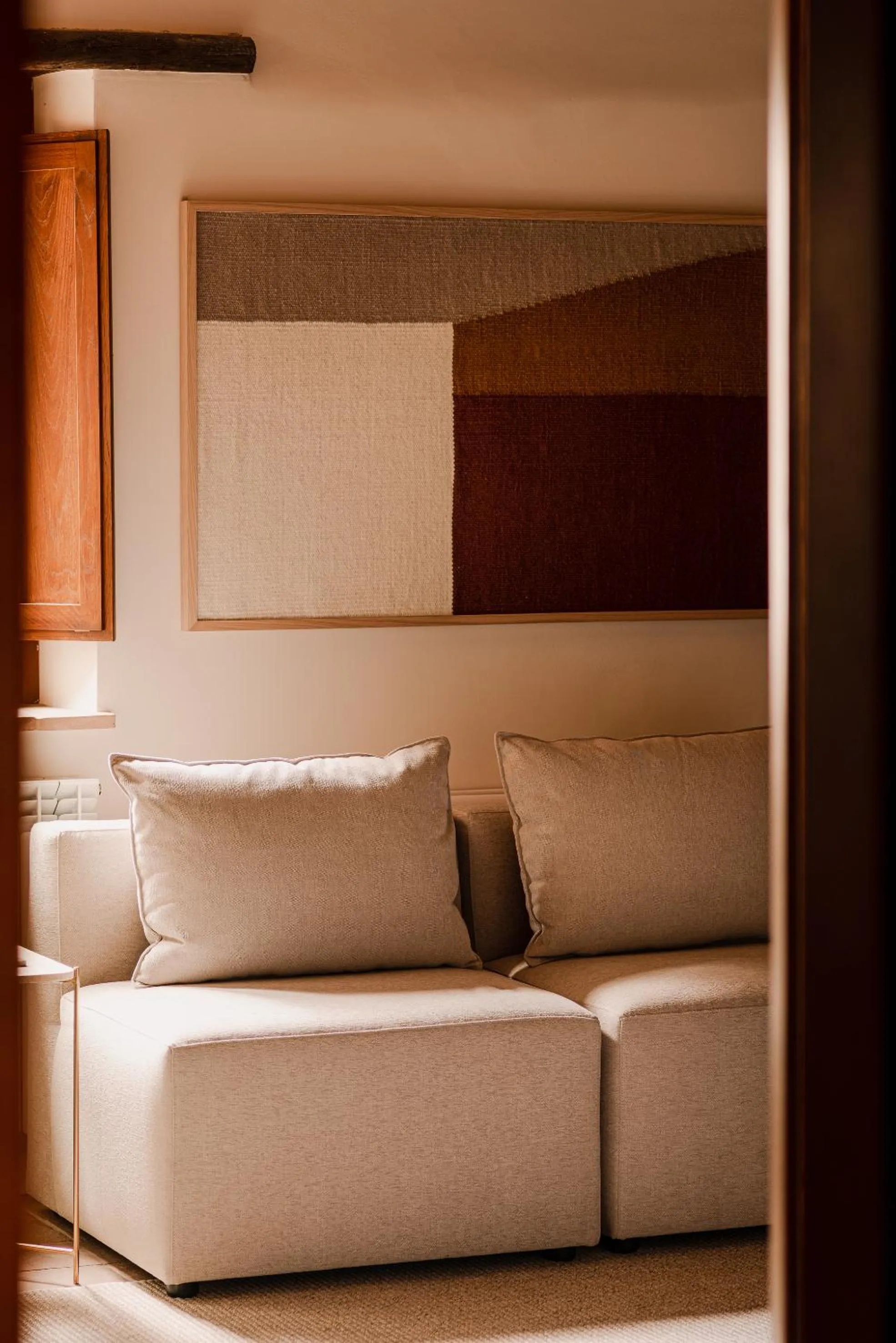 Seating area in Aethos Saragano