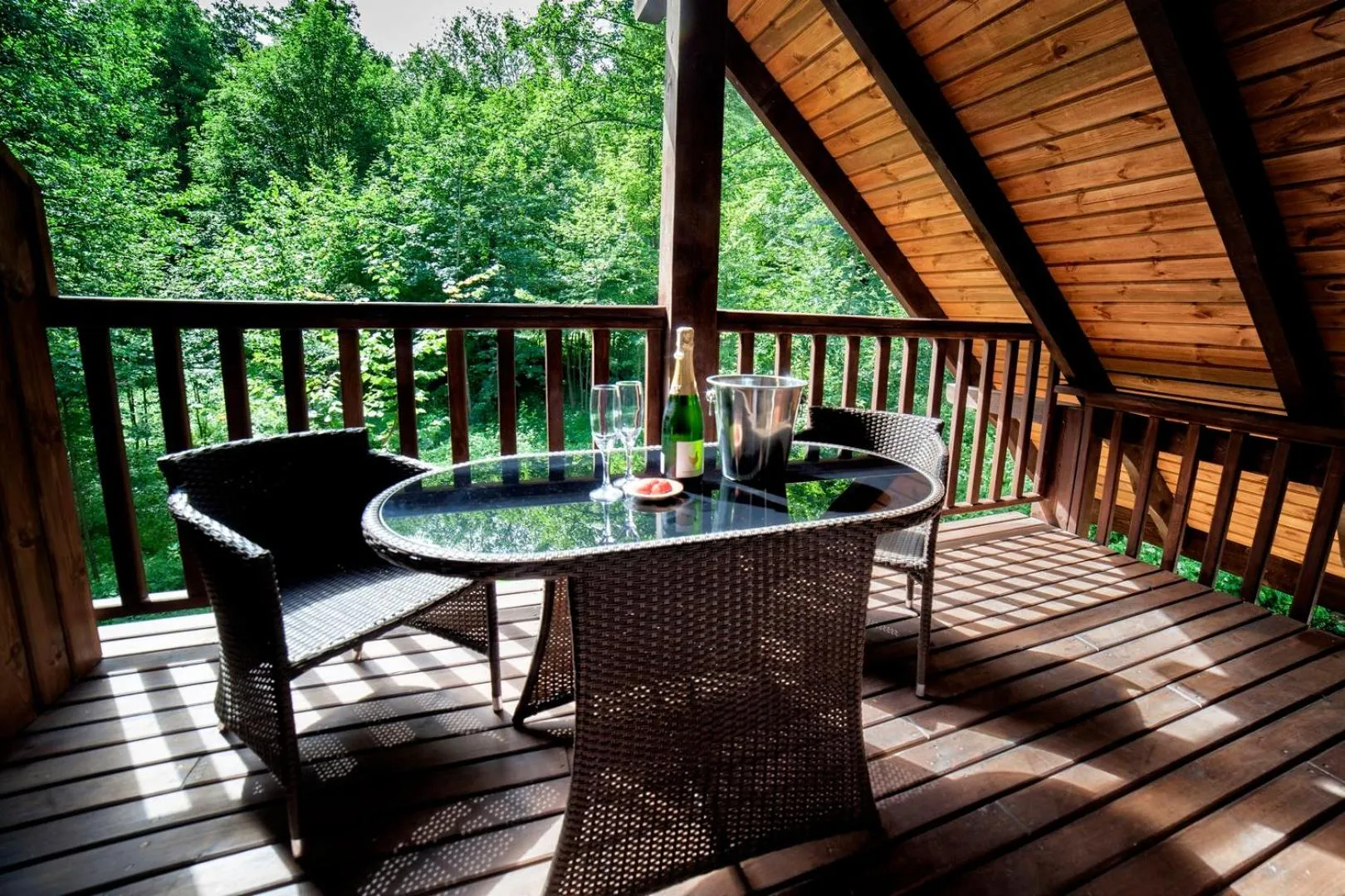 Balcony/Terrace in Hotel Dworek Wapionka