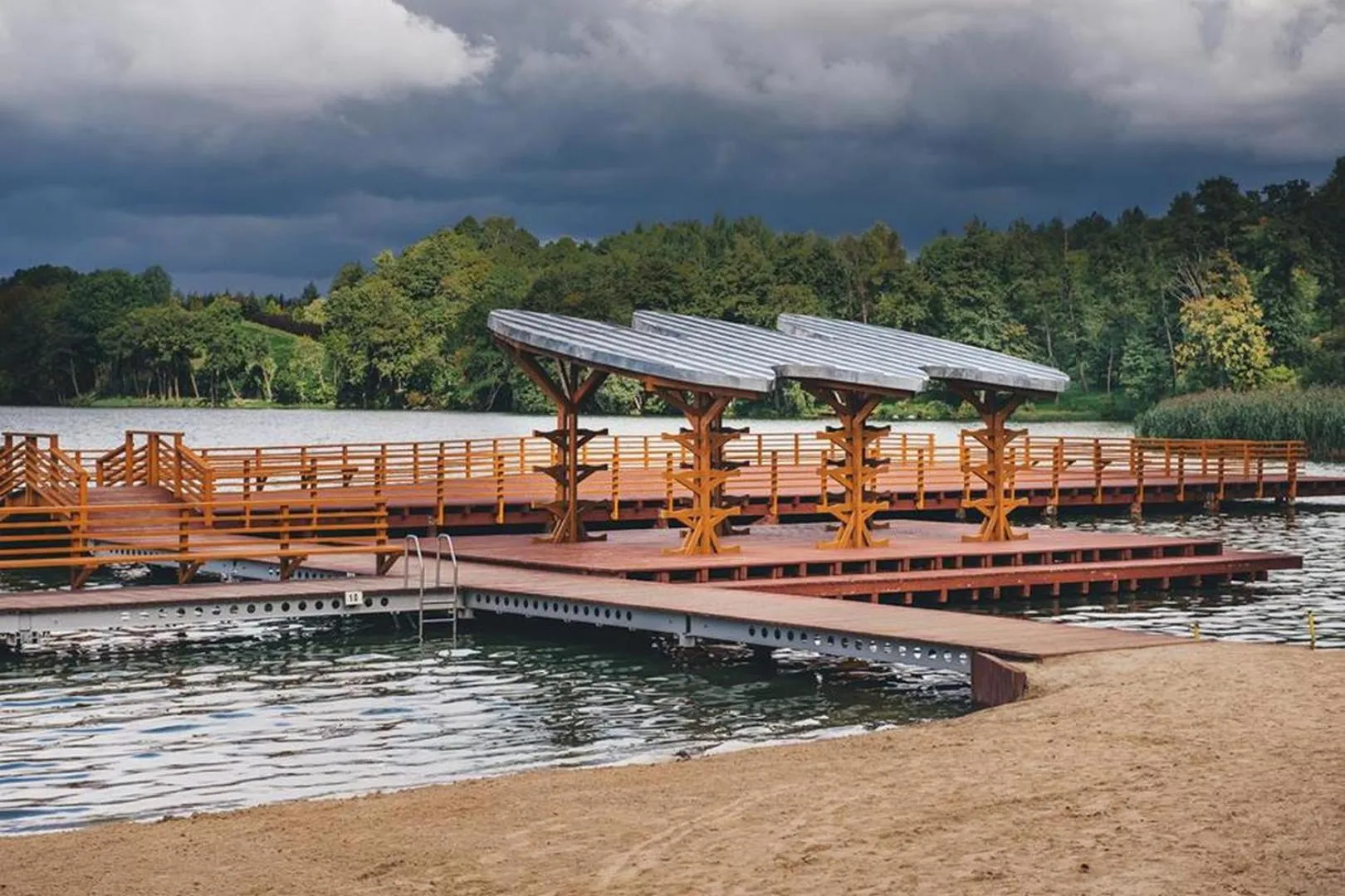 Beach in Hotel Dworek Wapionka