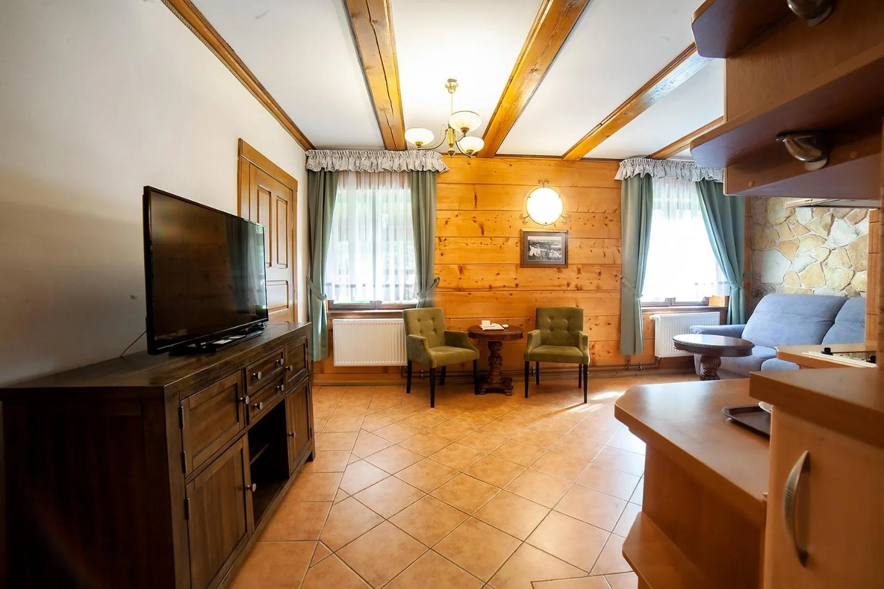 Living room in Hotel Dworek Wapionka