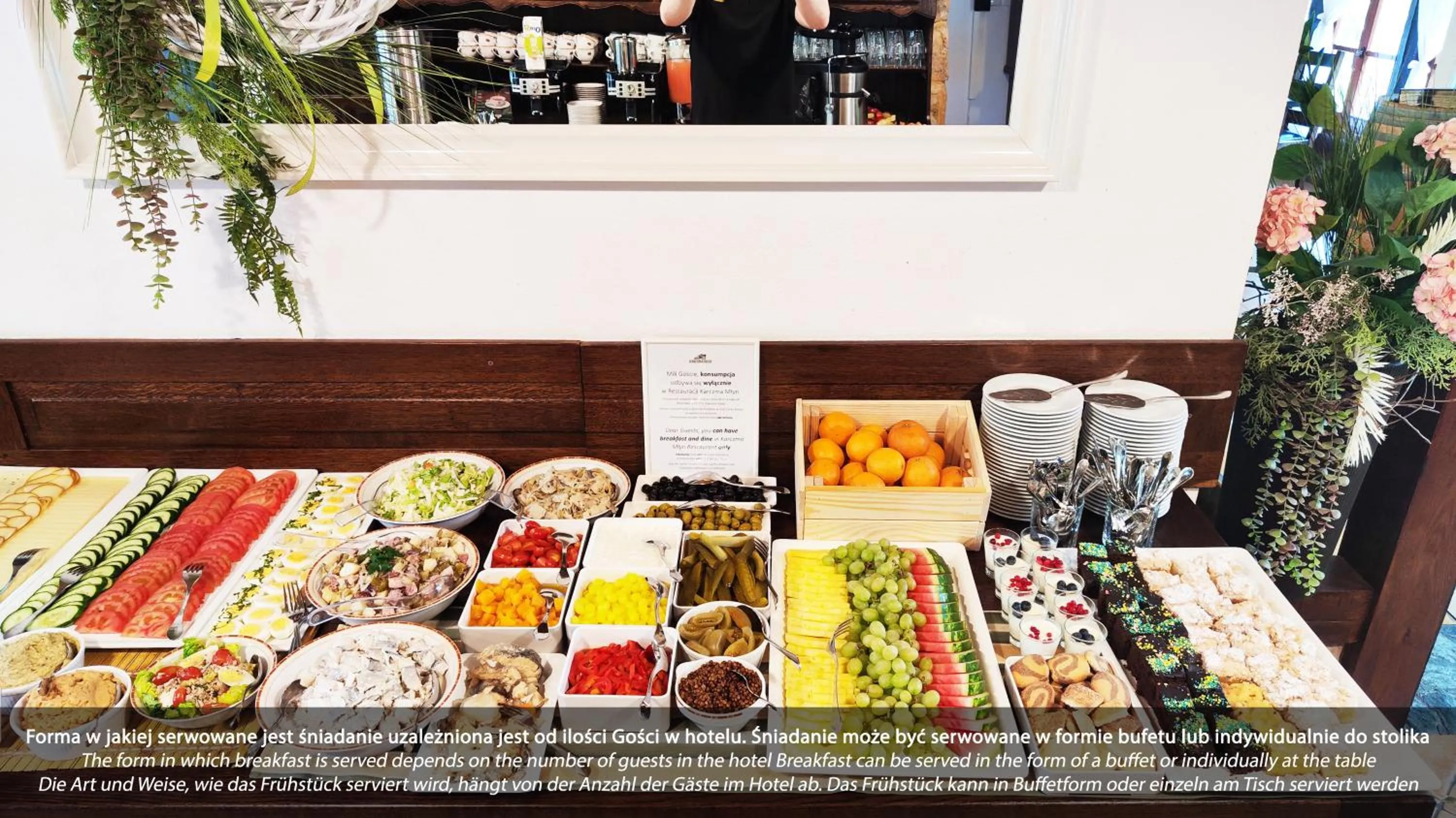 Breakfast in Hotel Dworek Wapionka