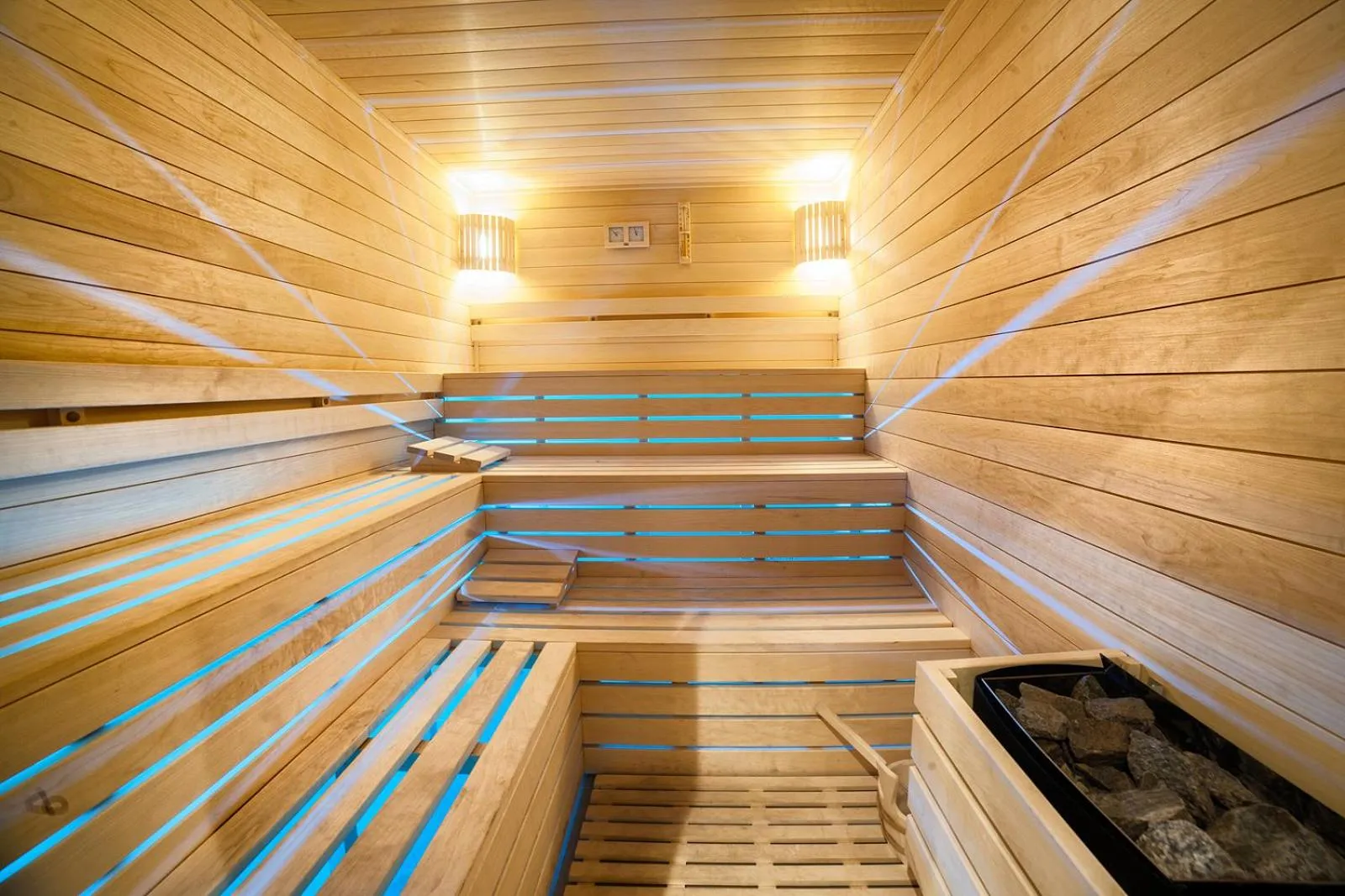 Sauna in Hotel Dworek Wapionka