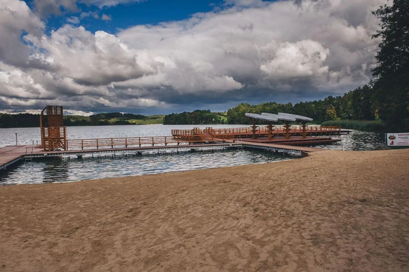 Beach in Hotel Dworek Wapionka