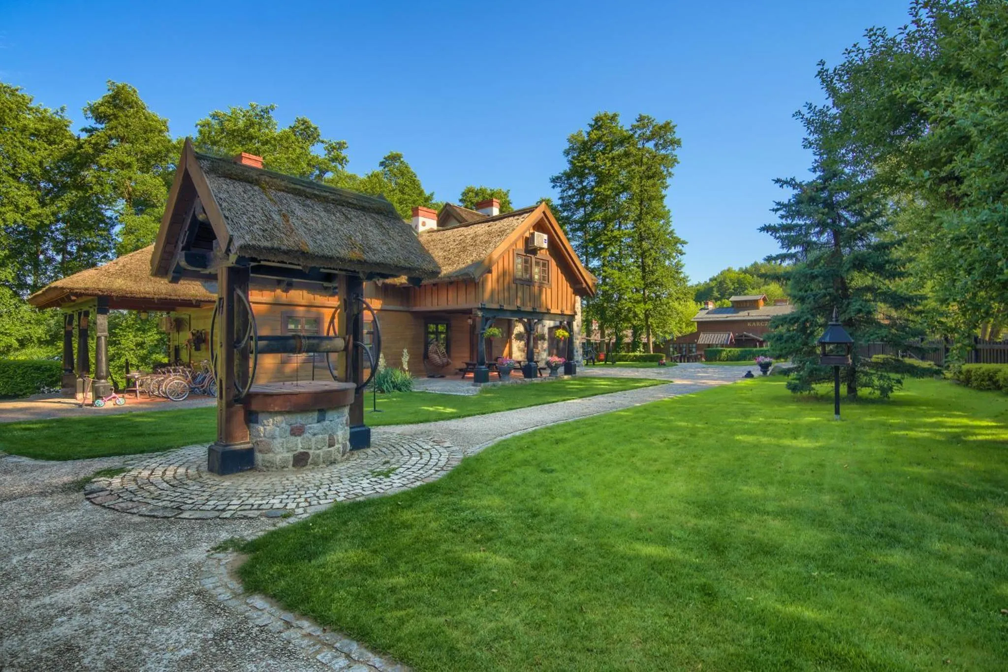 Property building in Hotel Dworek Wapionka