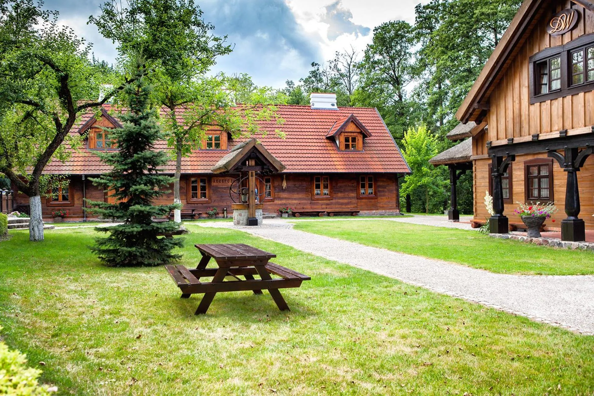 Property building in Hotel Dworek Wapionka