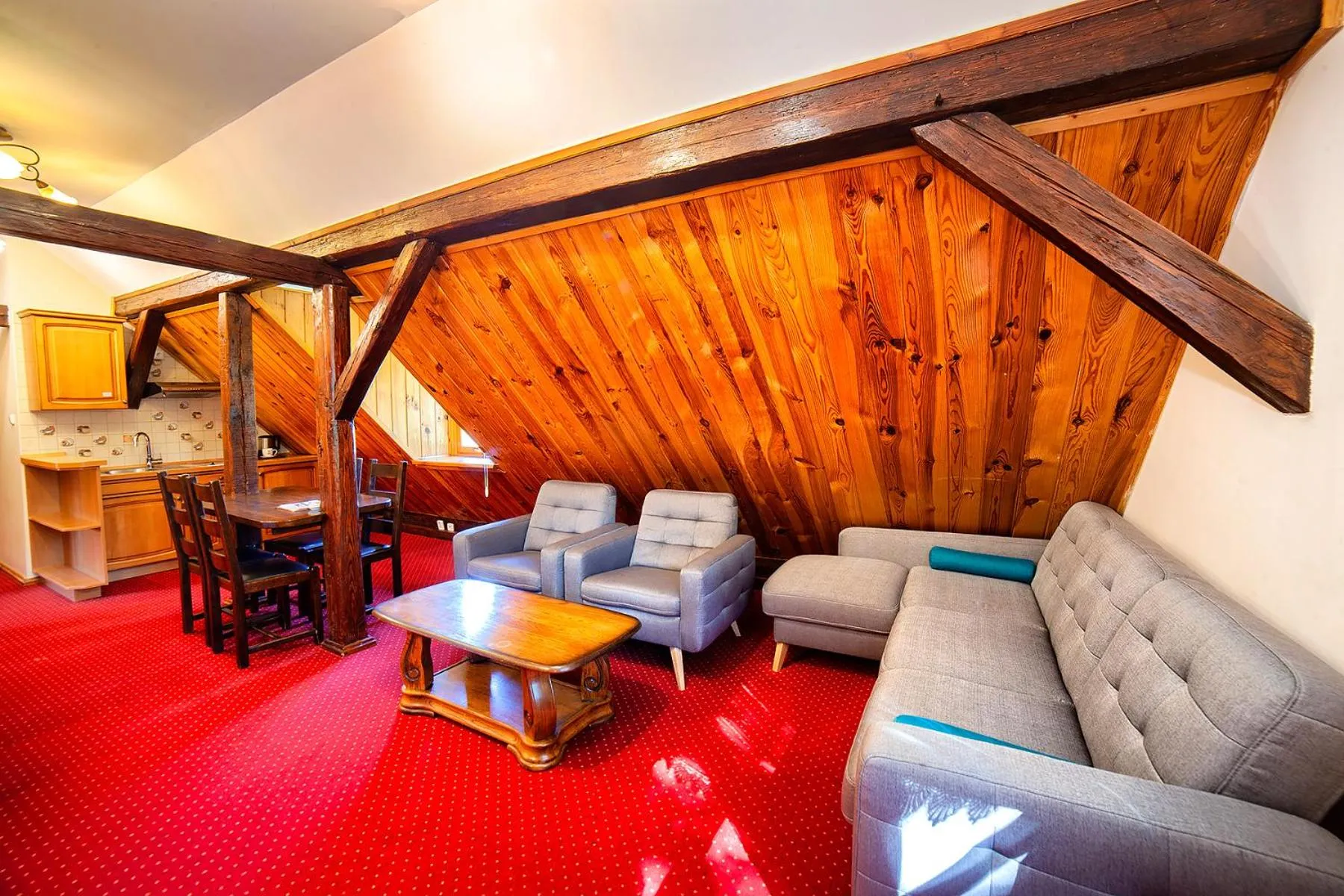 Living room in Hotel Dworek Wapionka