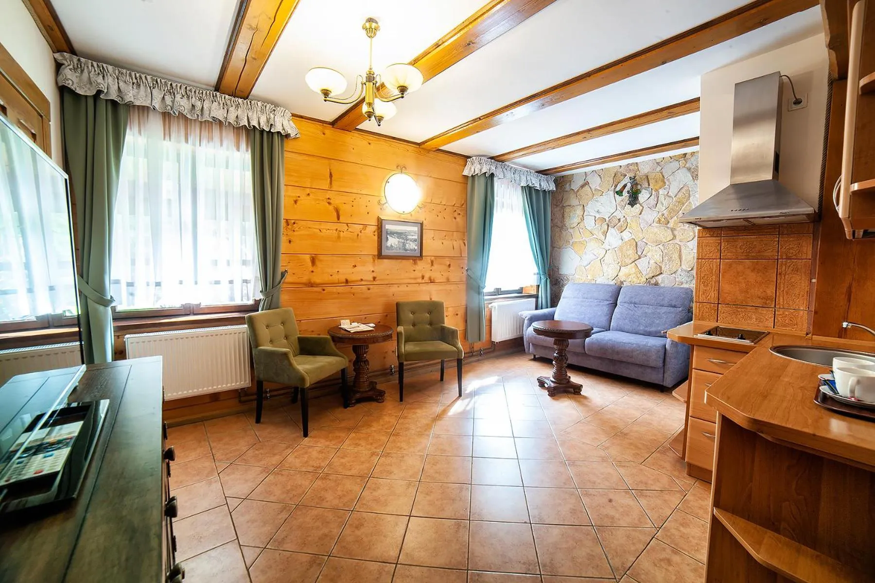 Living room in Hotel Dworek Wapionka