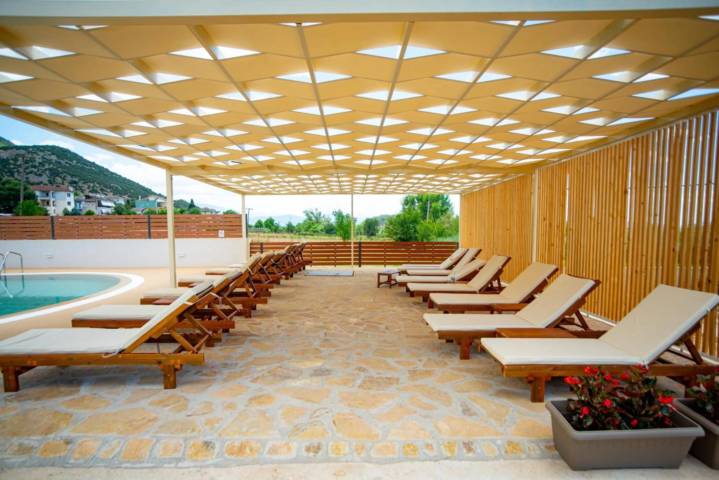 Swimming pool in Anemolia Resort and Spa