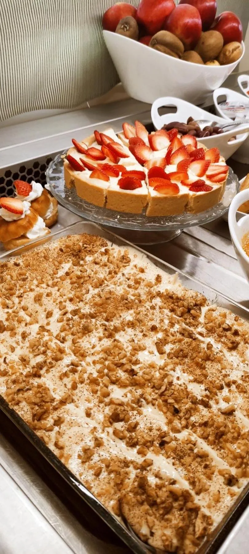 Buffet breakfast in Anemolia Resort and Spa