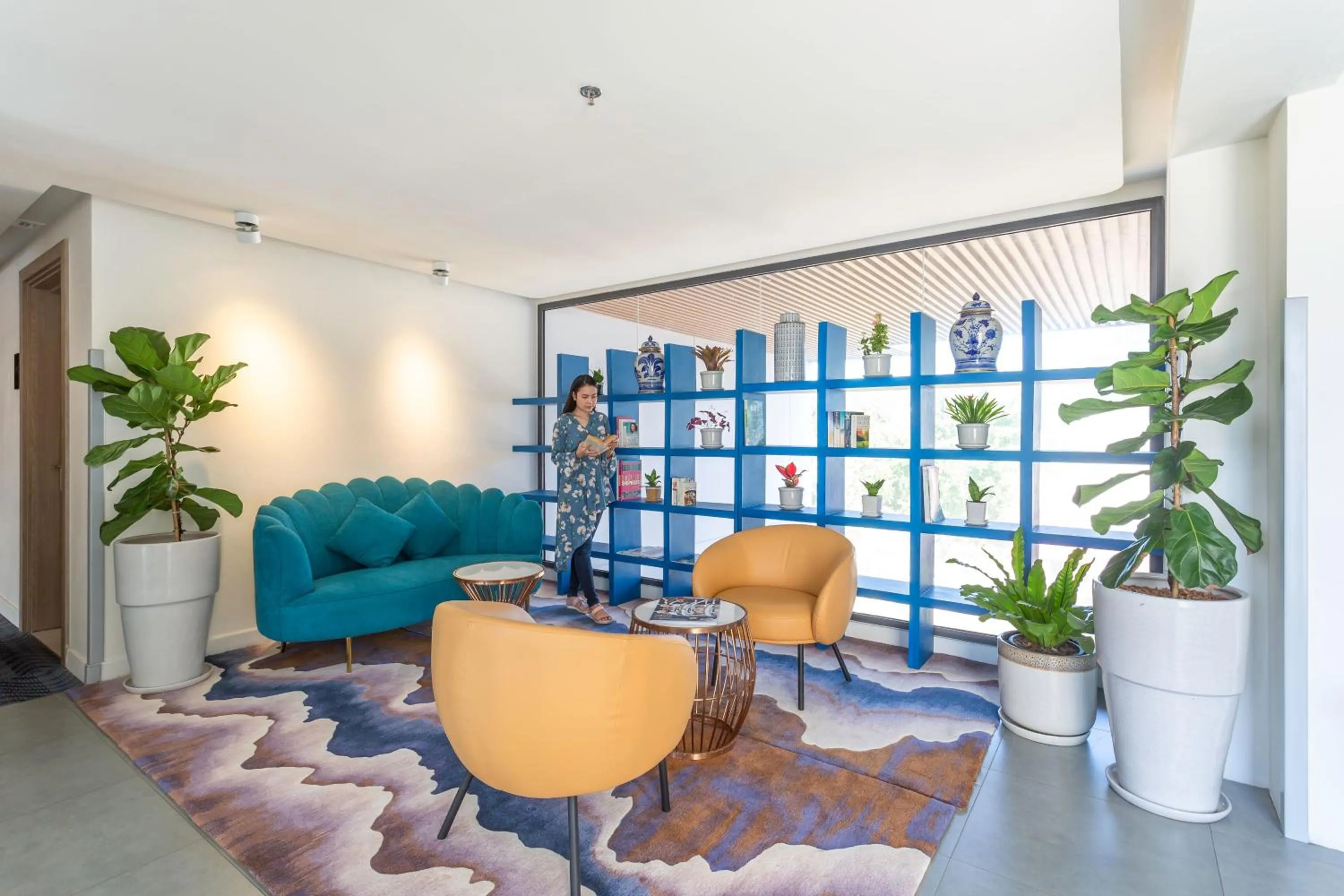 Seating area in Hotel Clover Patong Phuket - SHA Plus