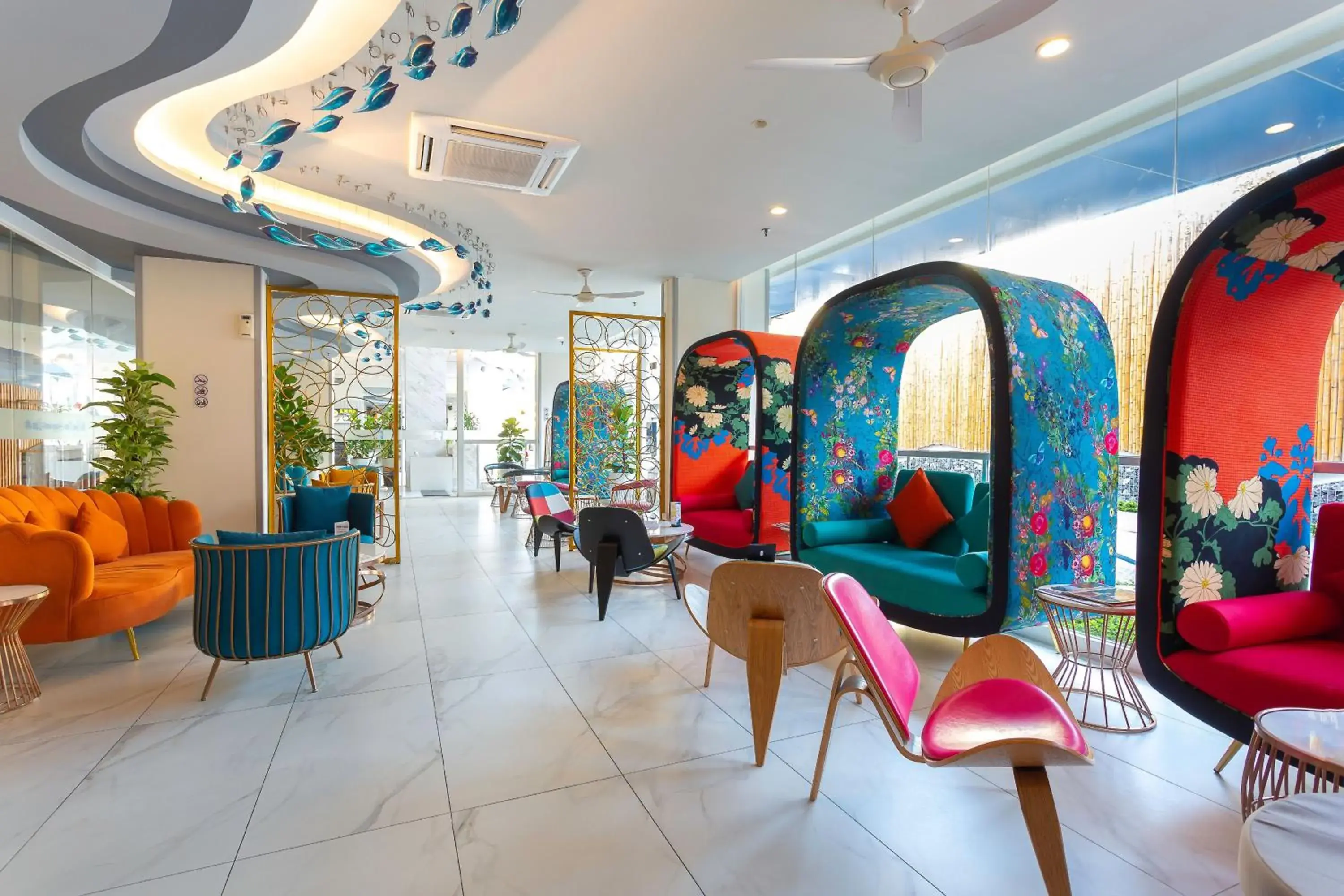 Lobby or reception in Hotel Clover Patong Phuket - SHA Plus Lobby or reception in Hotel Clover Patong Phuket - SHA Plus