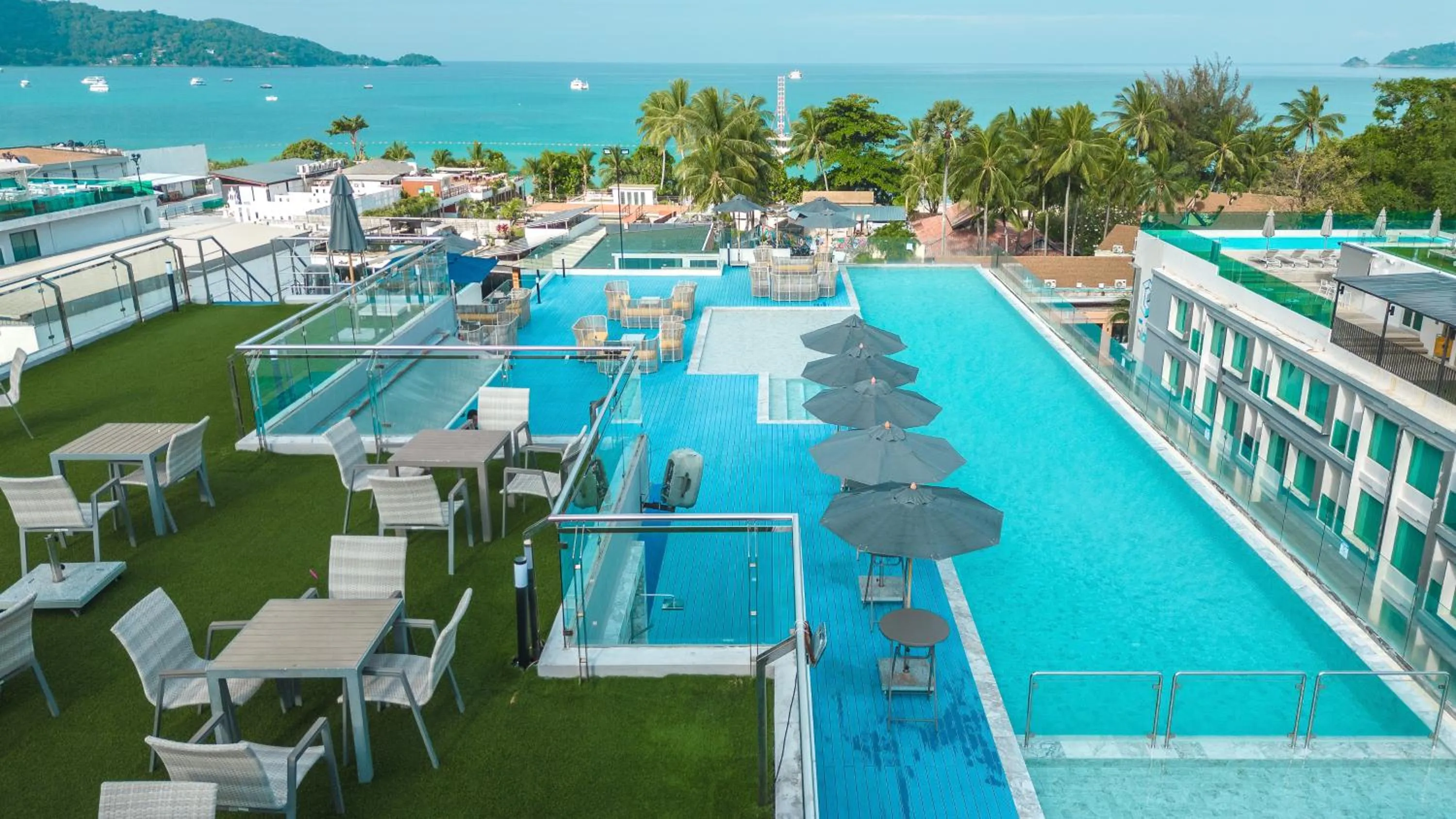 Property building in Hotel Clover Patong Phuket - SHA Plus