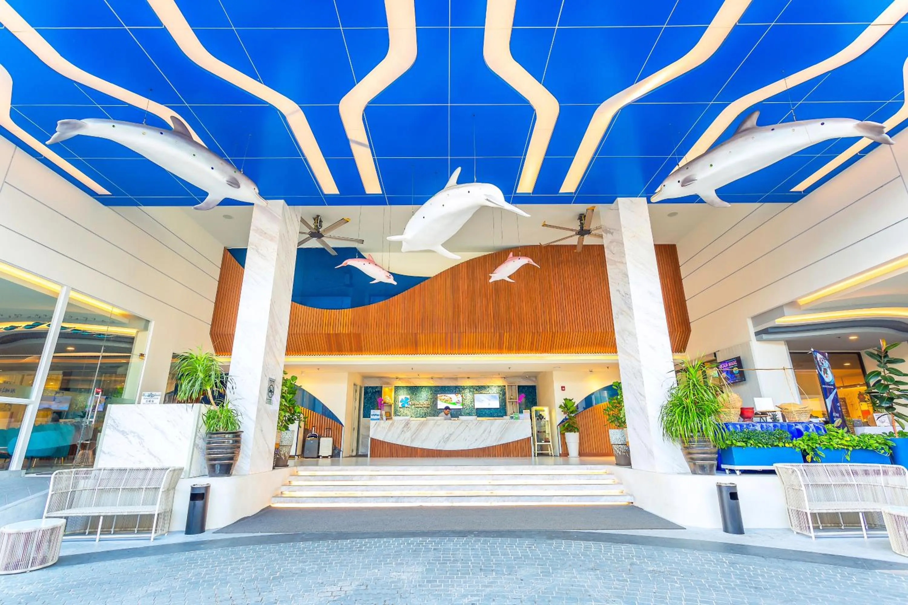 Patio in Hotel Clover Patong Phuket - SHA Plus