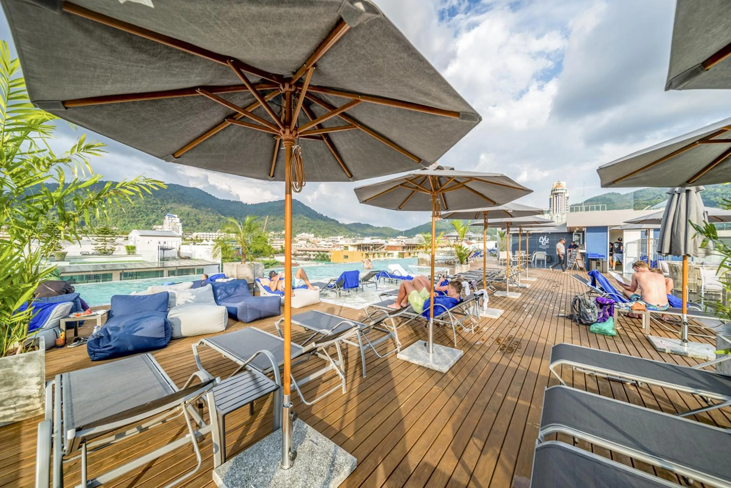 Swimming pool in Hotel Clover Patong Phuket - SHA Plus