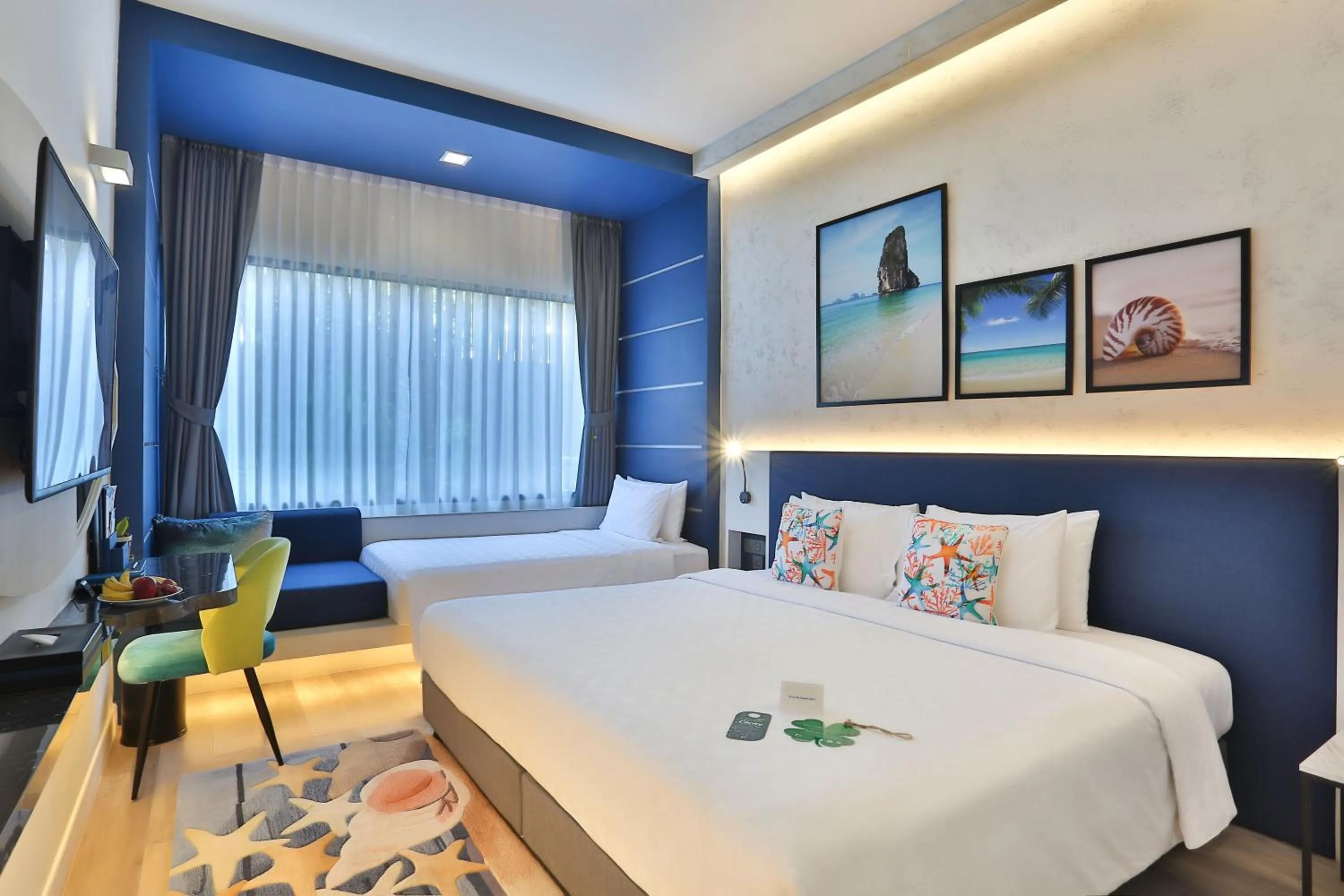 Photo of the whole room, Bed in Hotel Clover Patong Phuket - SHA Plus