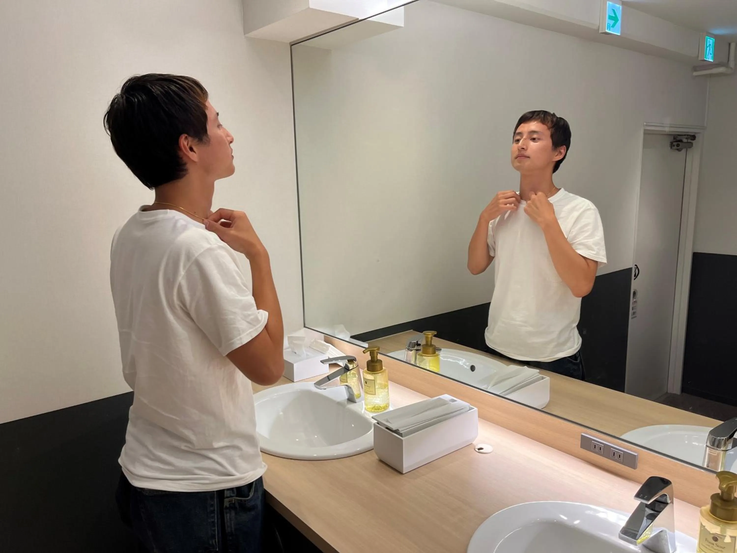 People in White Hostel Shinsaibashi