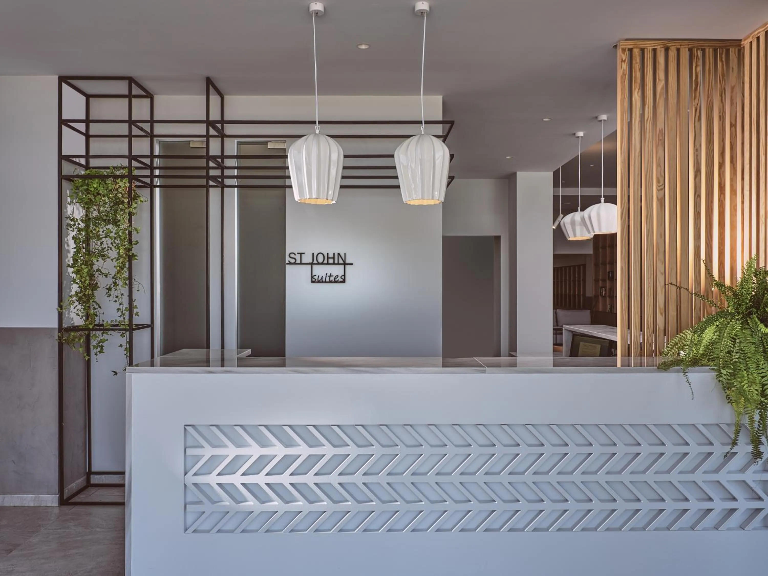 Lobby or reception in Hotel St.John Suites Adults Only