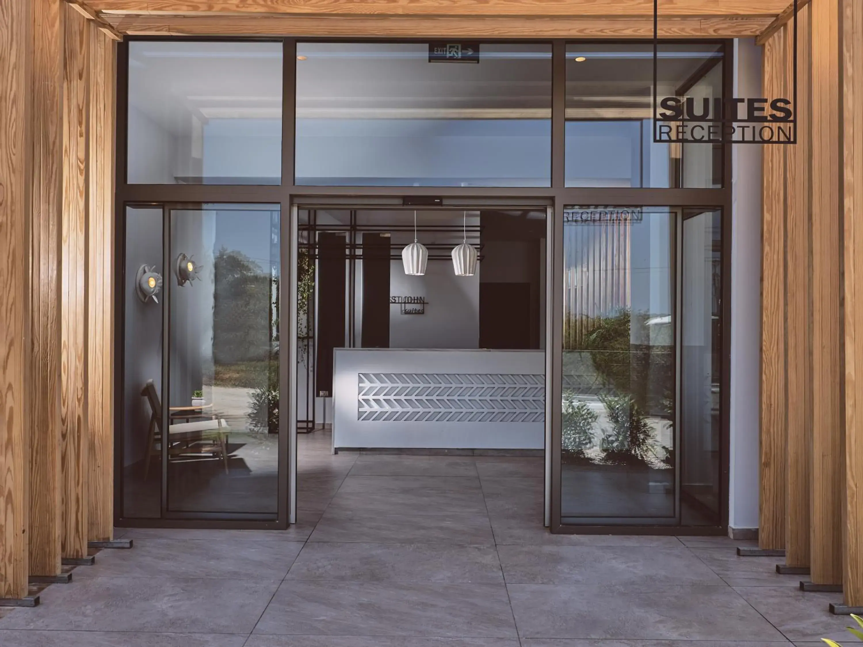 Facade/entrance in Hotel St.John Suites Adults Only Facade/entrance in Hotel St.John Suites Adults Only