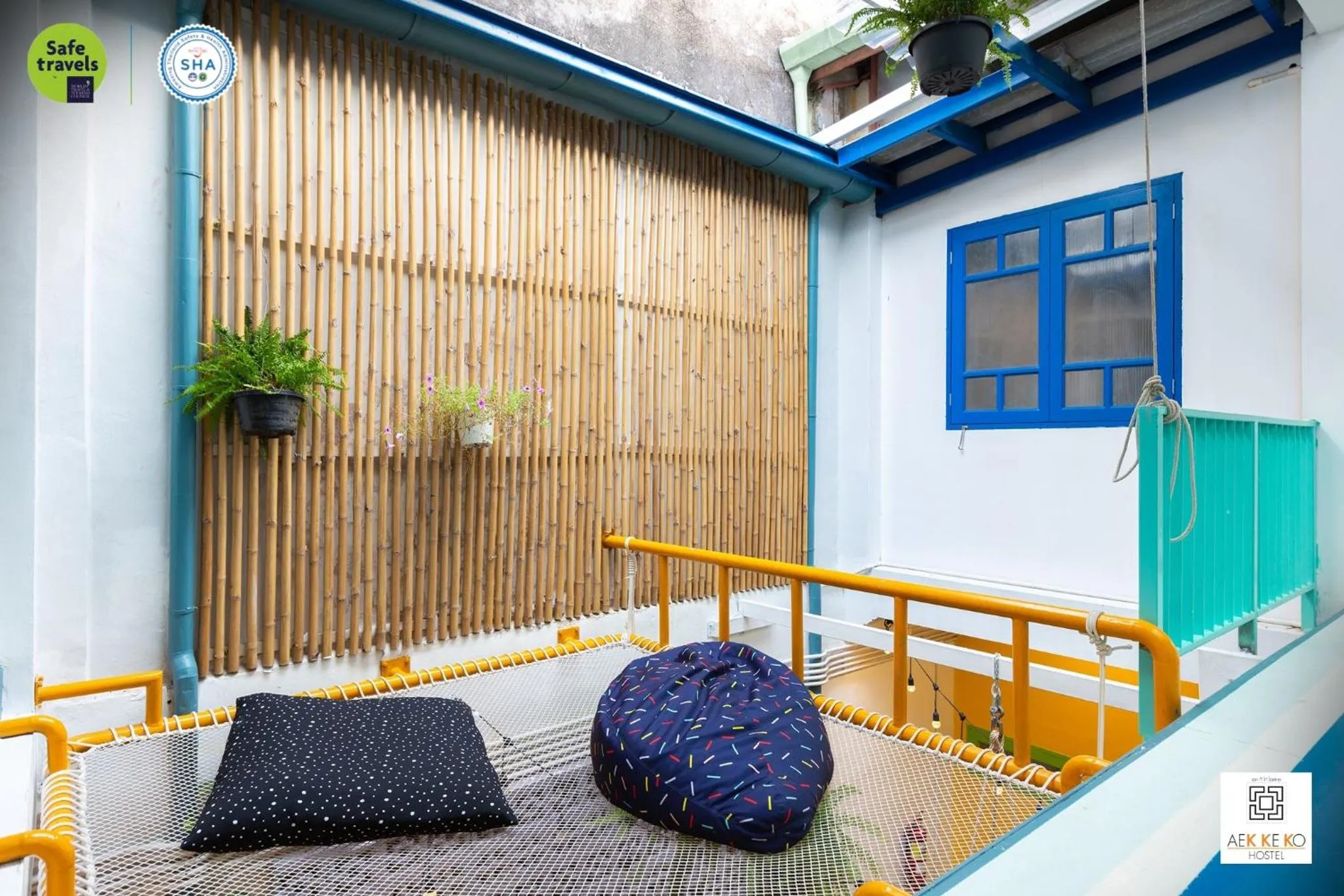 Balcony/Terrace in Aekkeko hostel