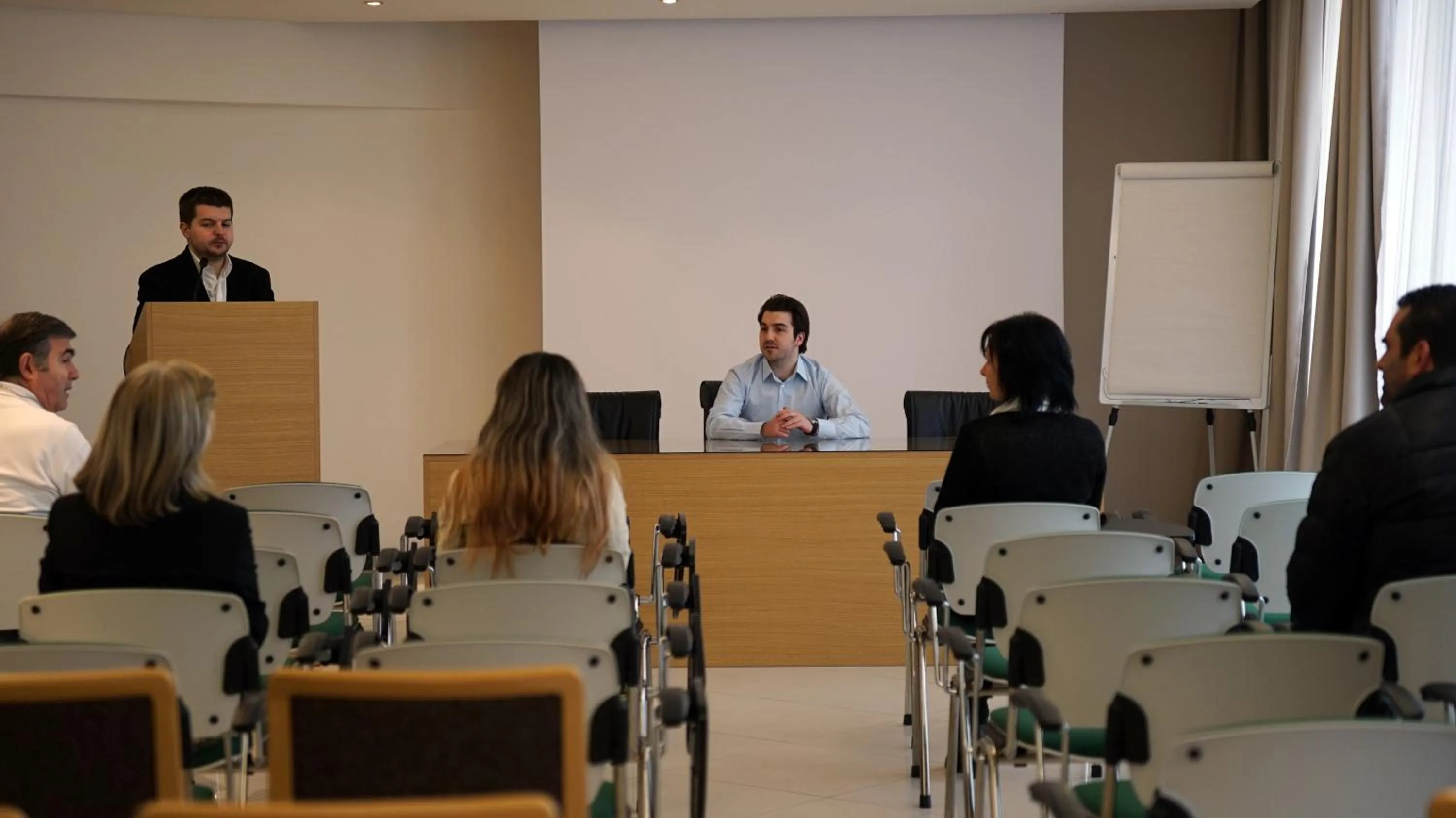 group of guests in Garden Hotel