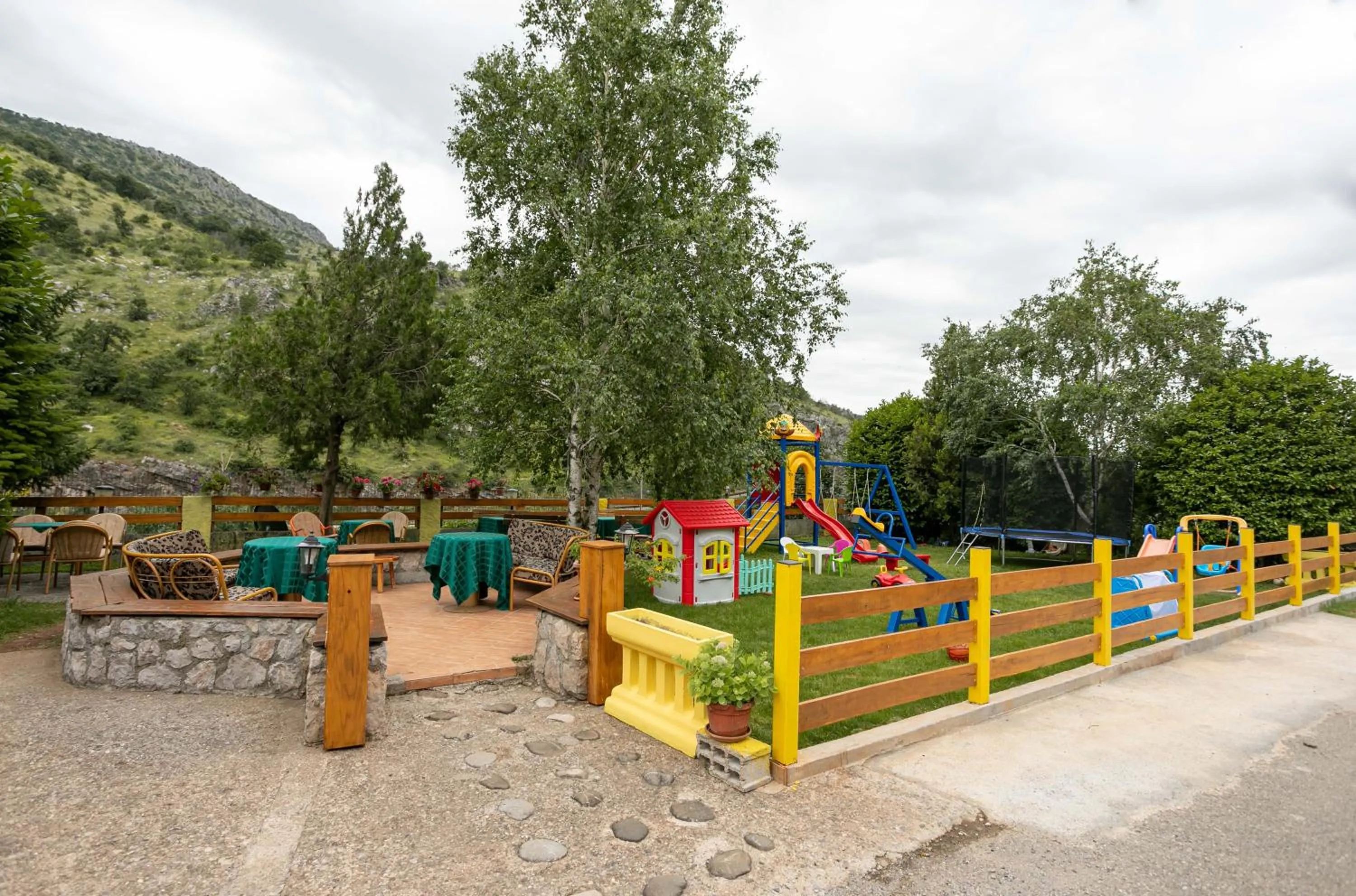 Children play ground in Hostel Izvor
