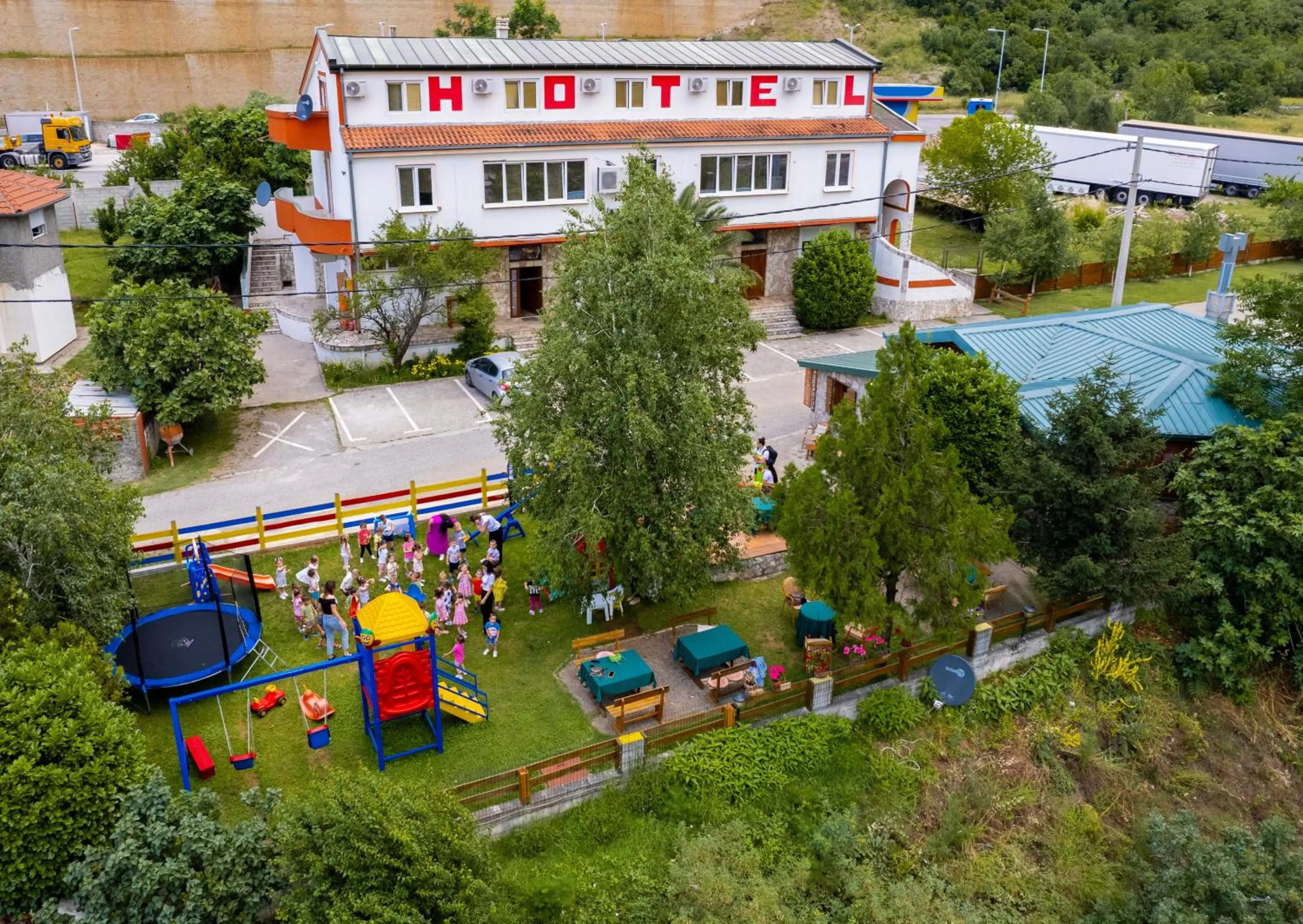 Children play ground in Hostel Izvor
