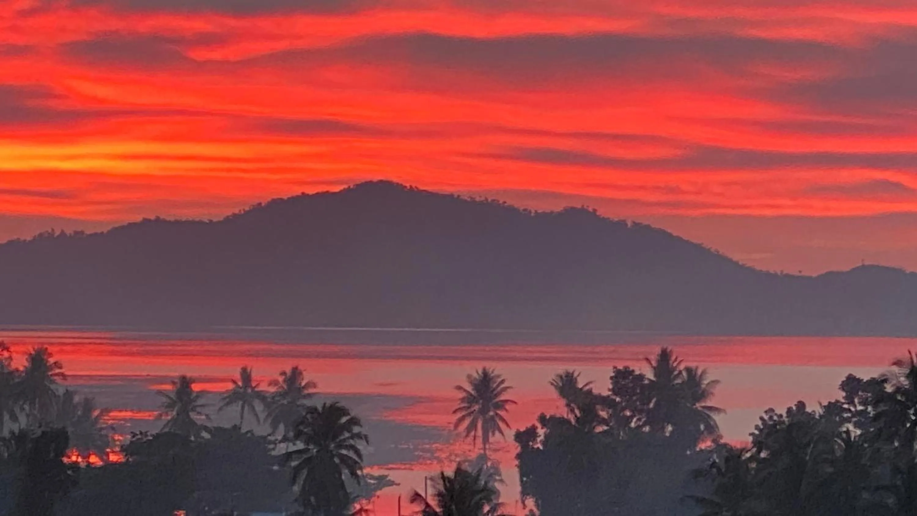 Sunset in Santa Claus Hilltop