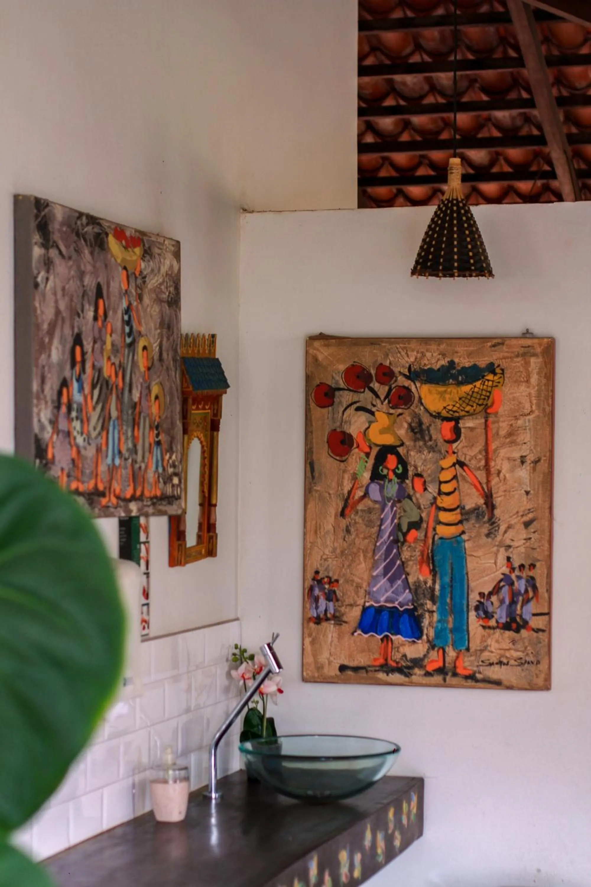 Decorative detail in Catavento da Pipa