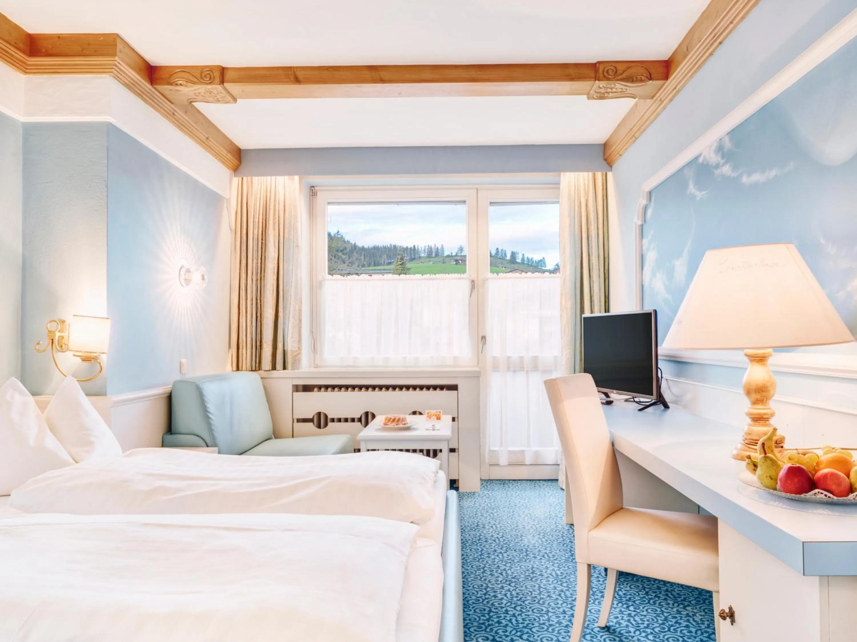 Bedroom, Bed in Genuss - und Vitalhotel Moisl