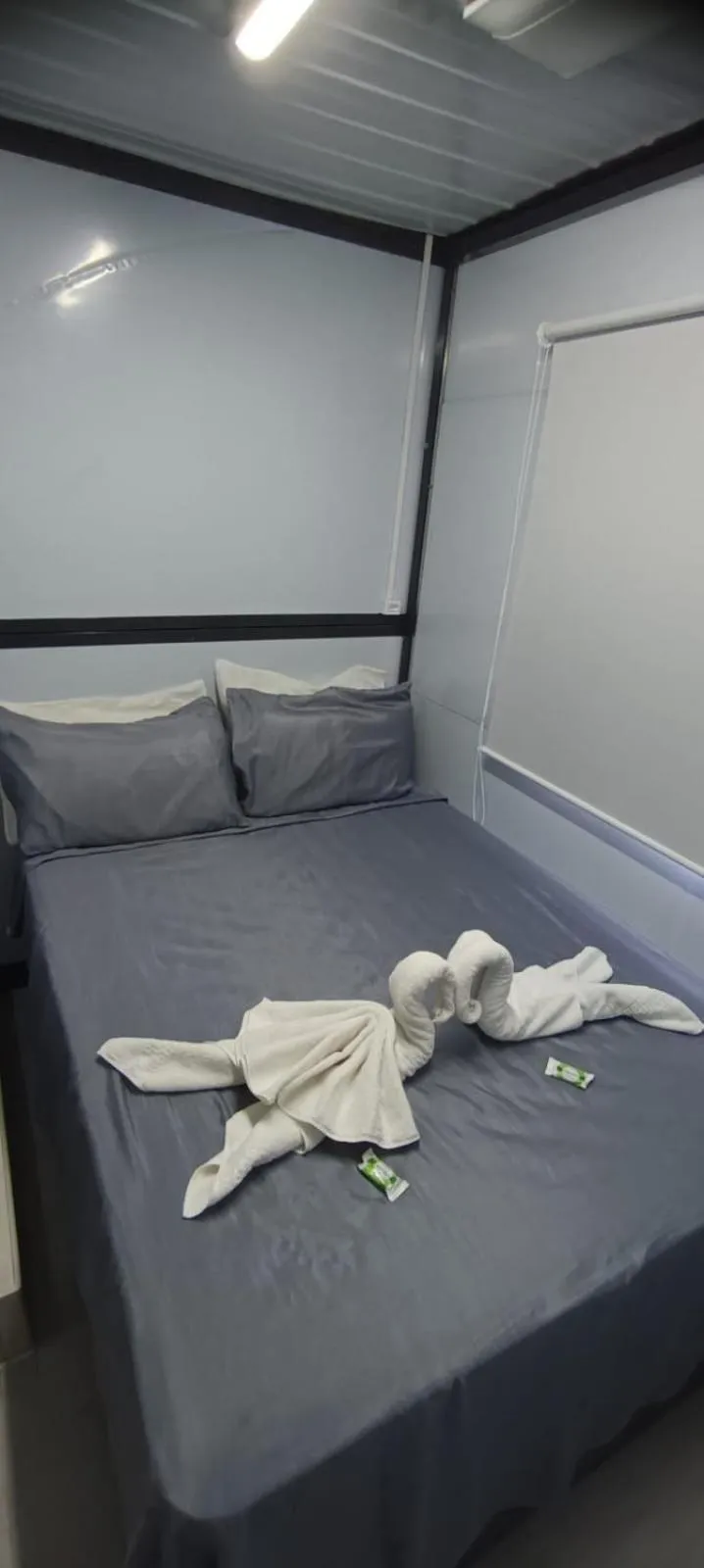 Bed in Pousada Jubaia