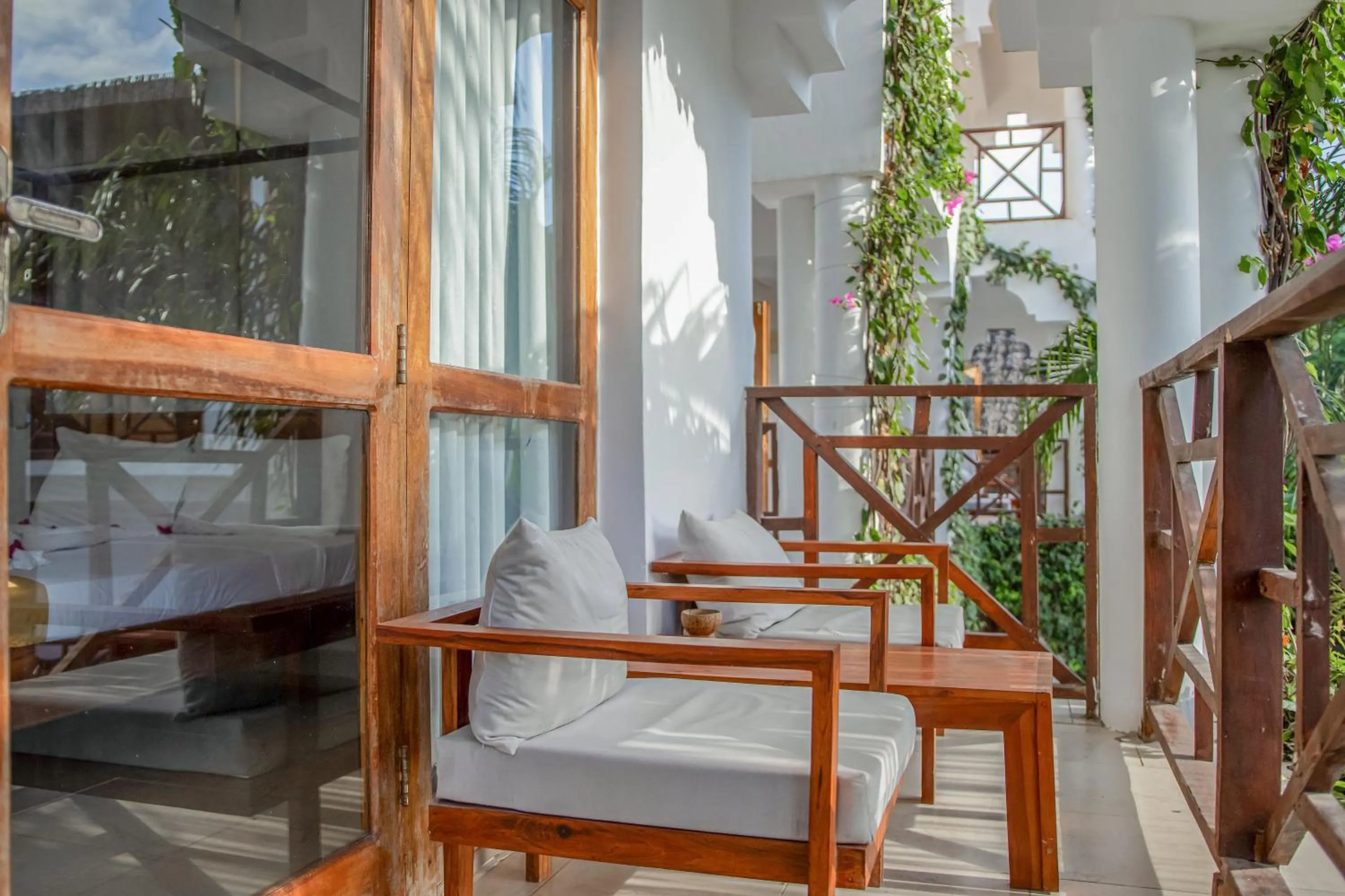 Balcony/Terrace in Nungwi Garden Boutique Hotel