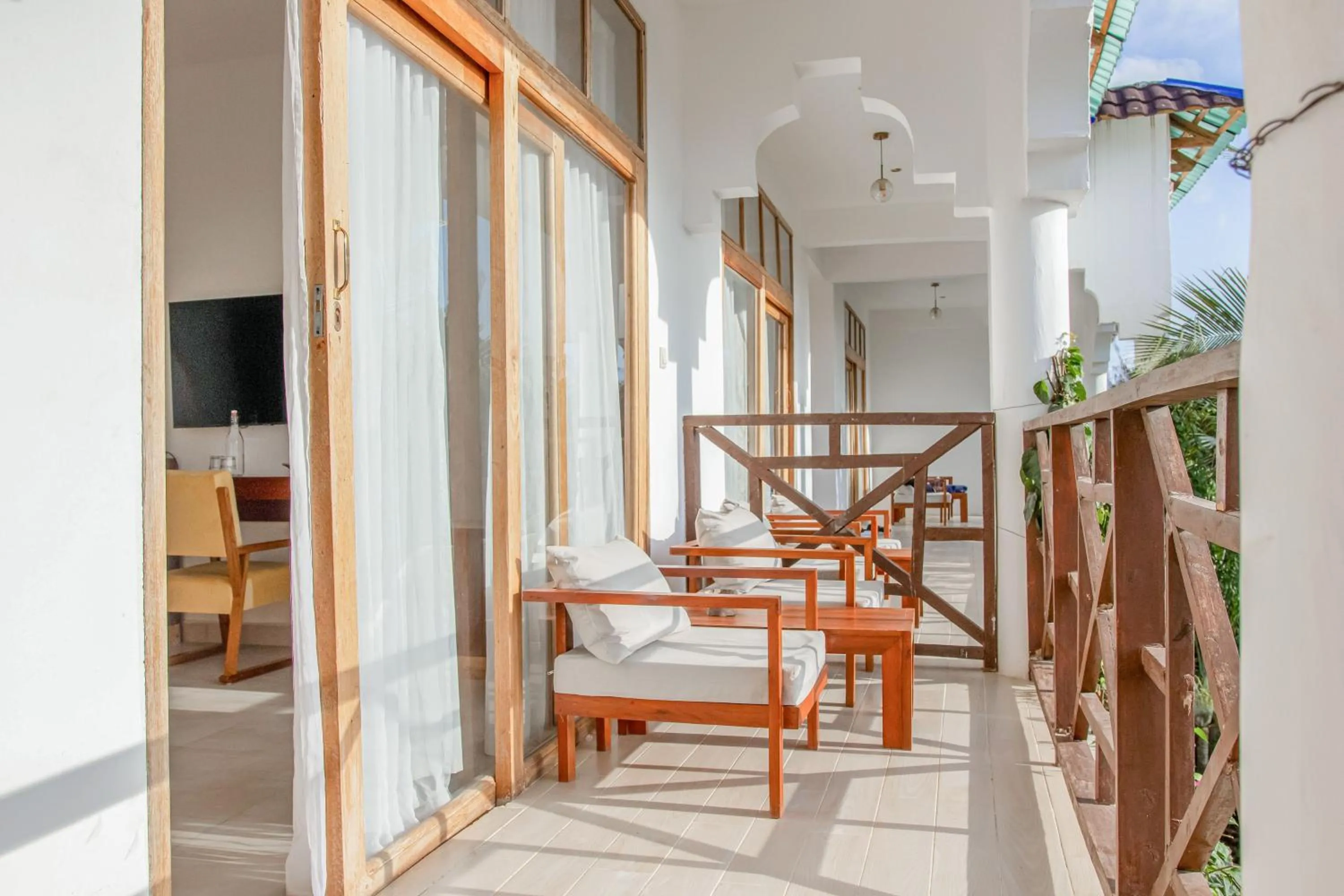 Balcony/Terrace in Nungwi Garden Boutique Hotel