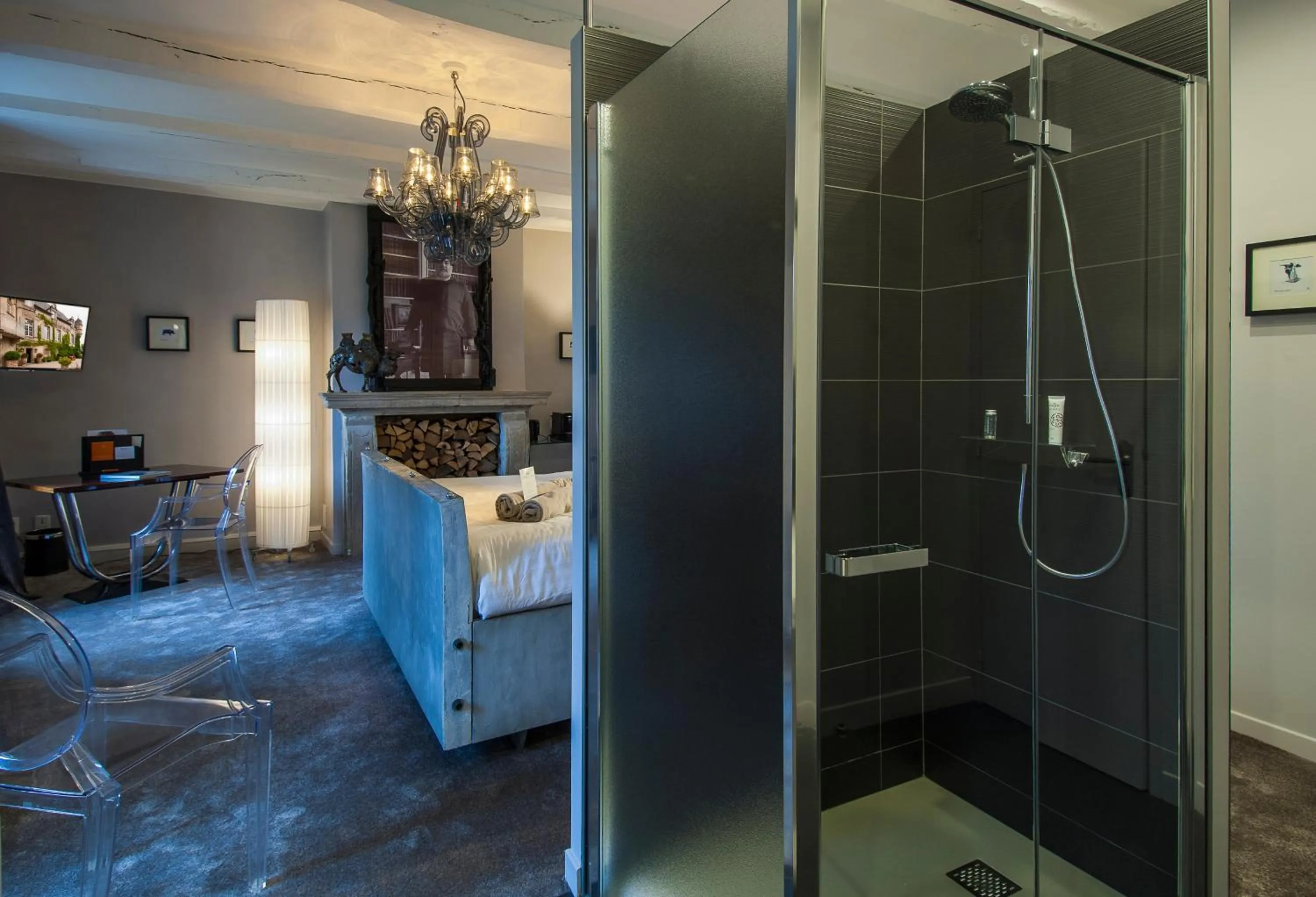 Bathroom in Château de Labro - Teritoria