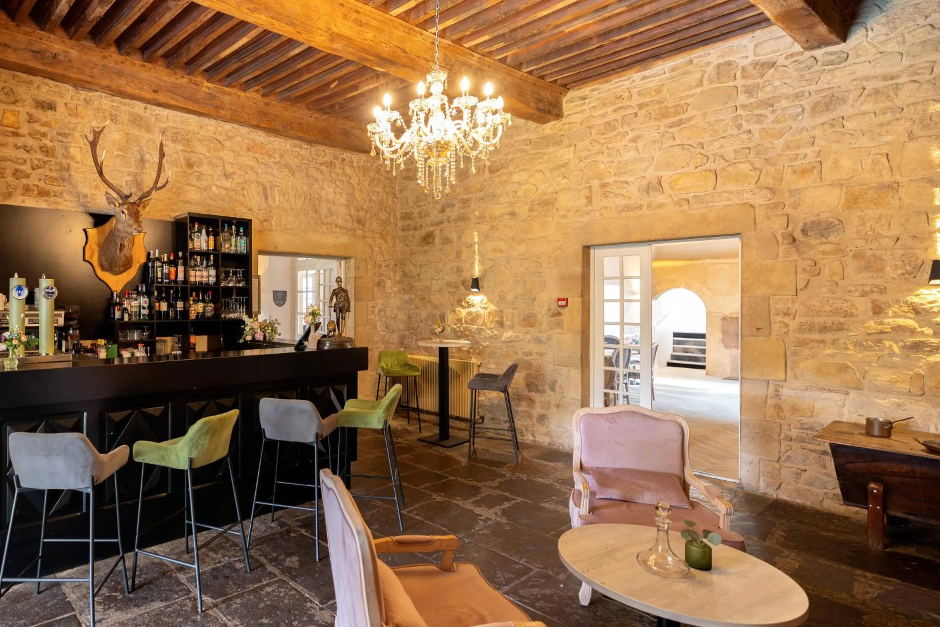Living room in Château de Fontanges