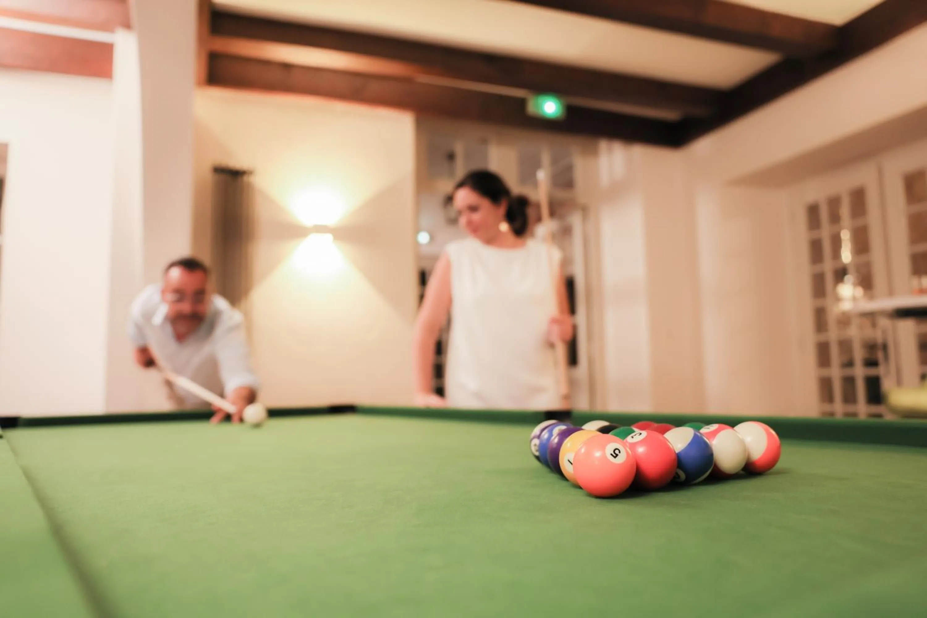 Billiard in Château de Fontanges