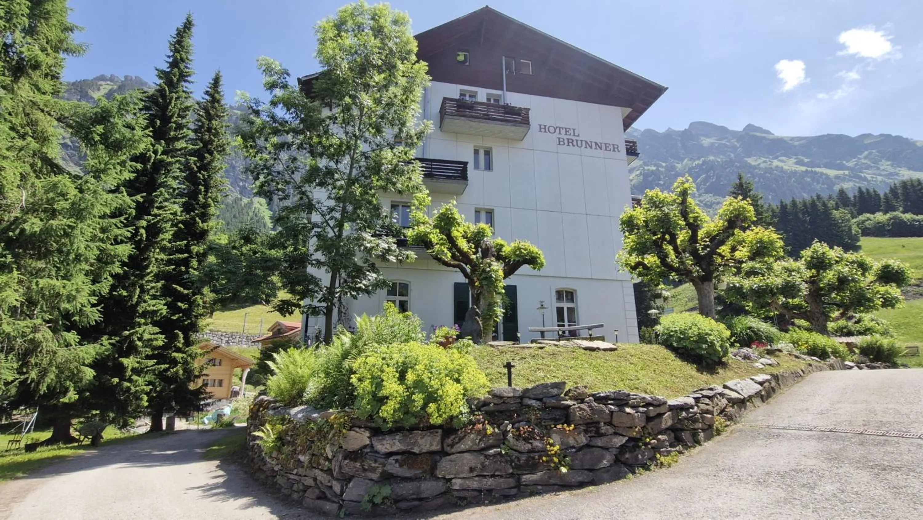 Property building in Guest Rooms with a great view at Residence Brunner