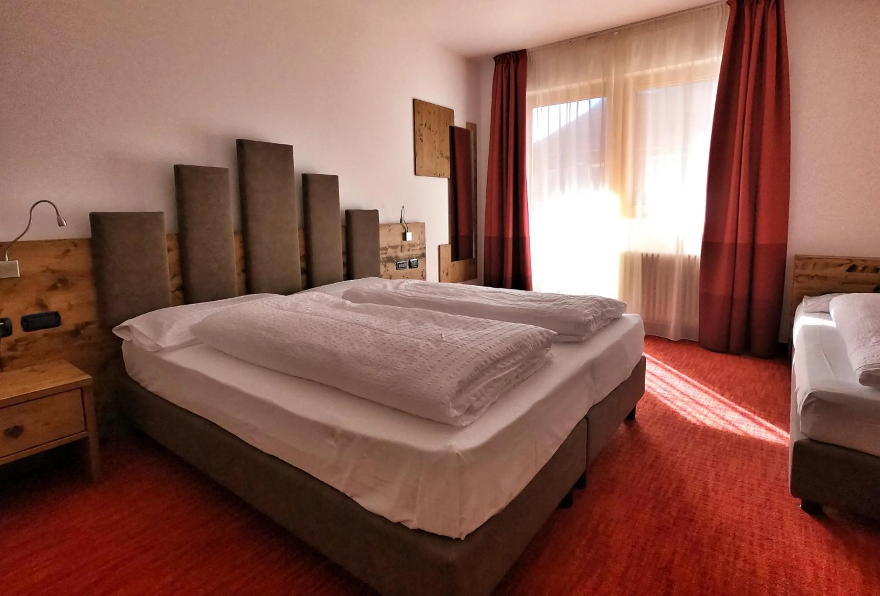 Bed in Hotel Cristallo