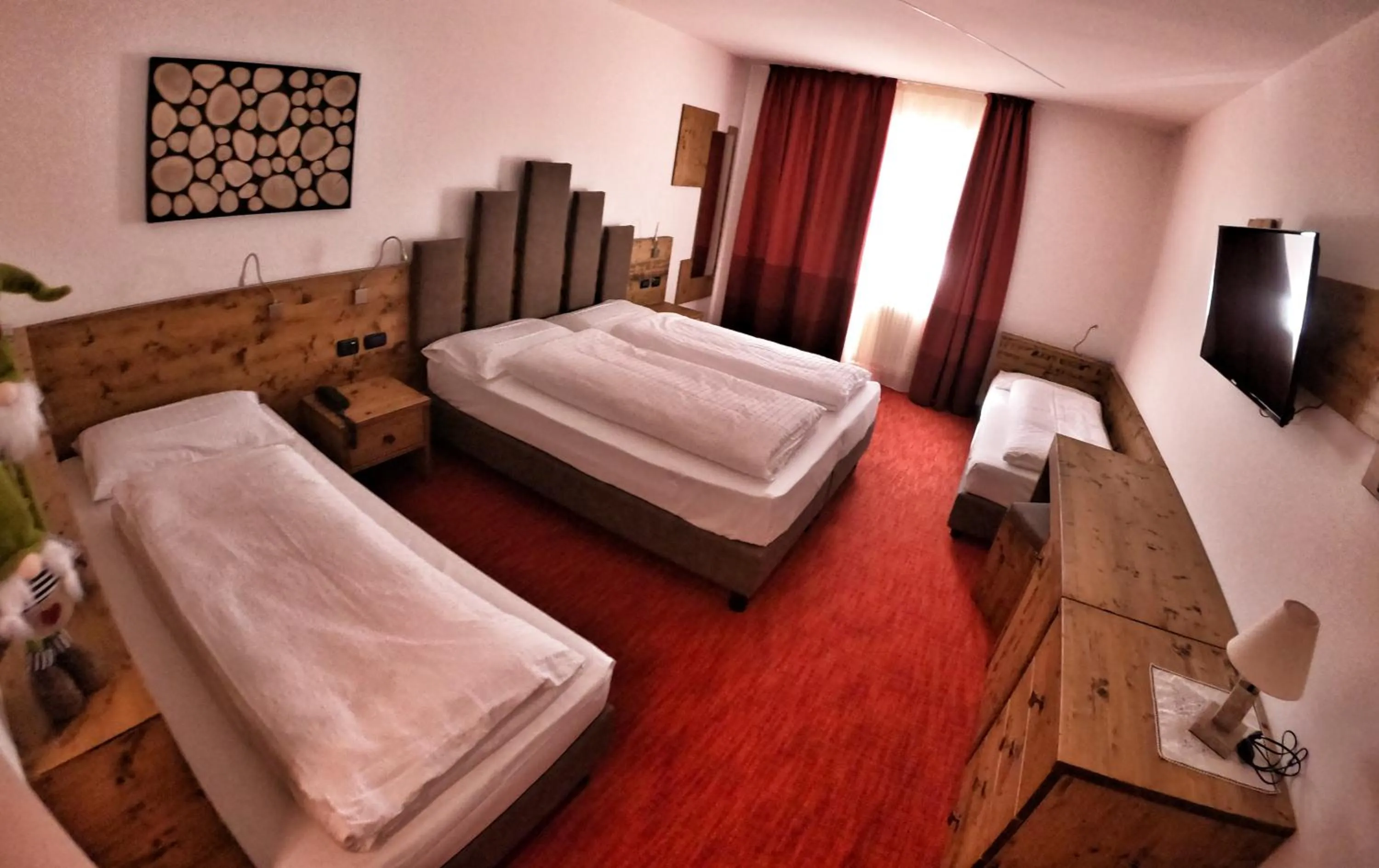 Bed in Hotel Cristallo