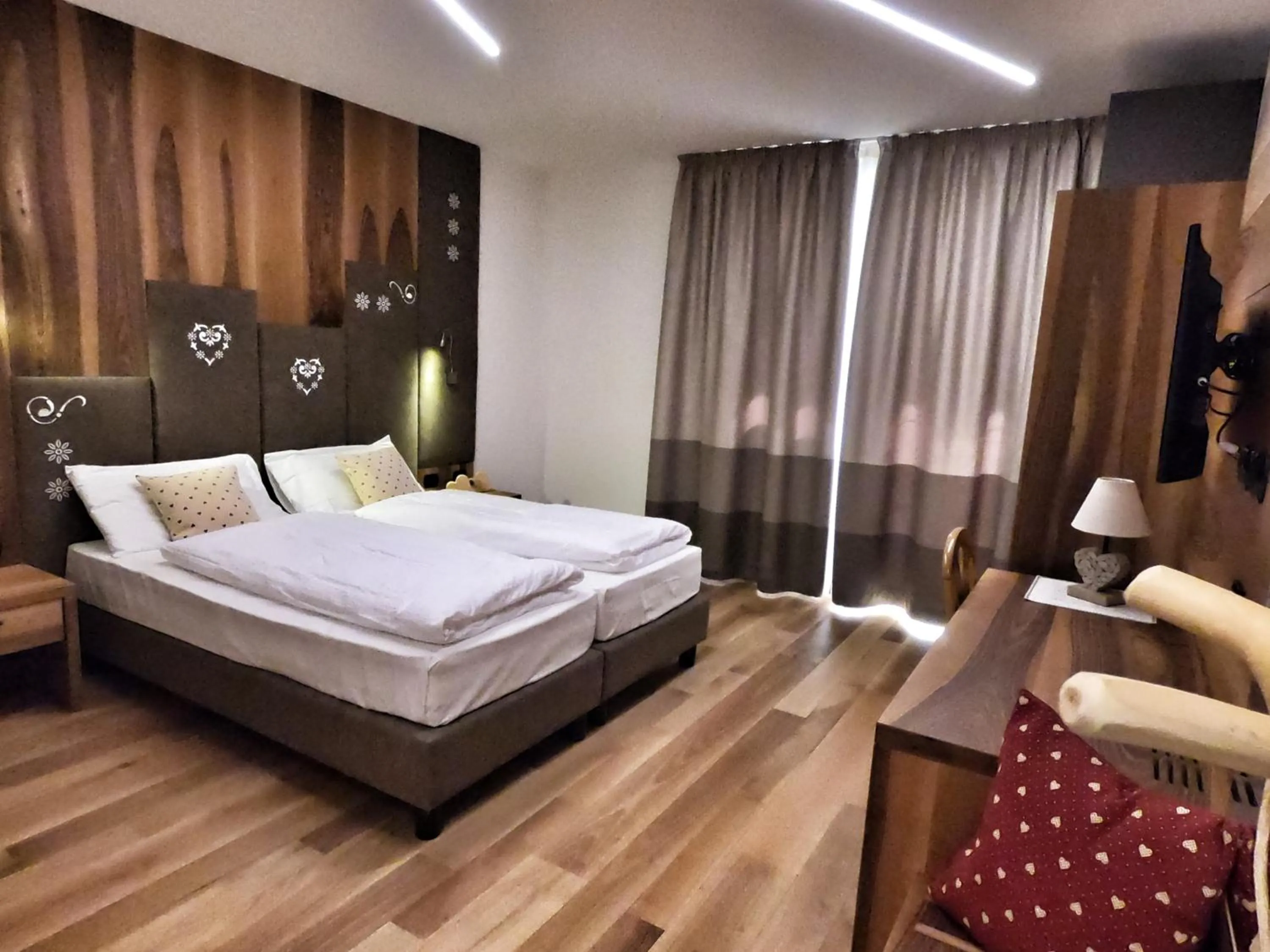 Bed in Hotel Cristallo